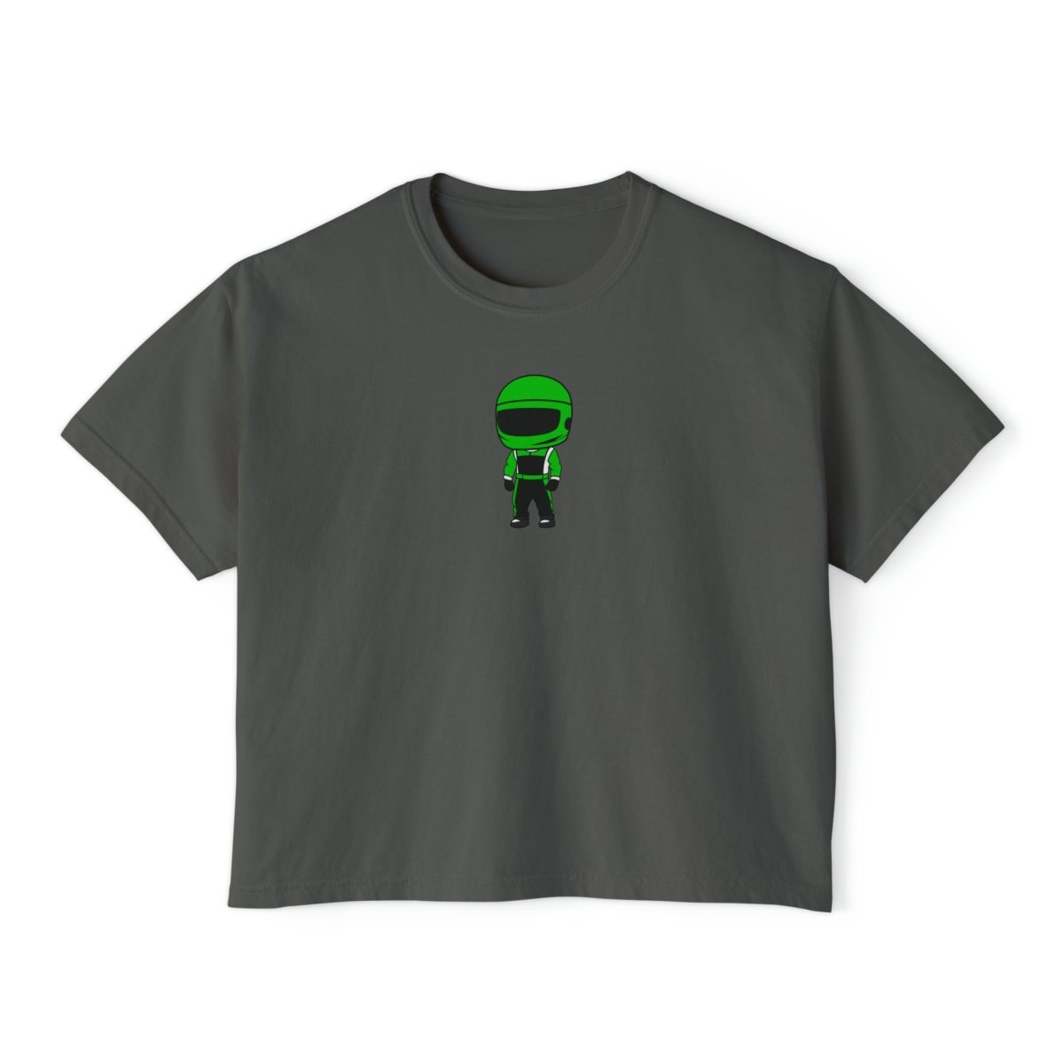 Mini Drivers Green/Black Boxy Tee - FormulaFanatics