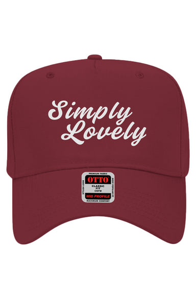 Simply Lovely Solid Color Embroidered Baseball Cap