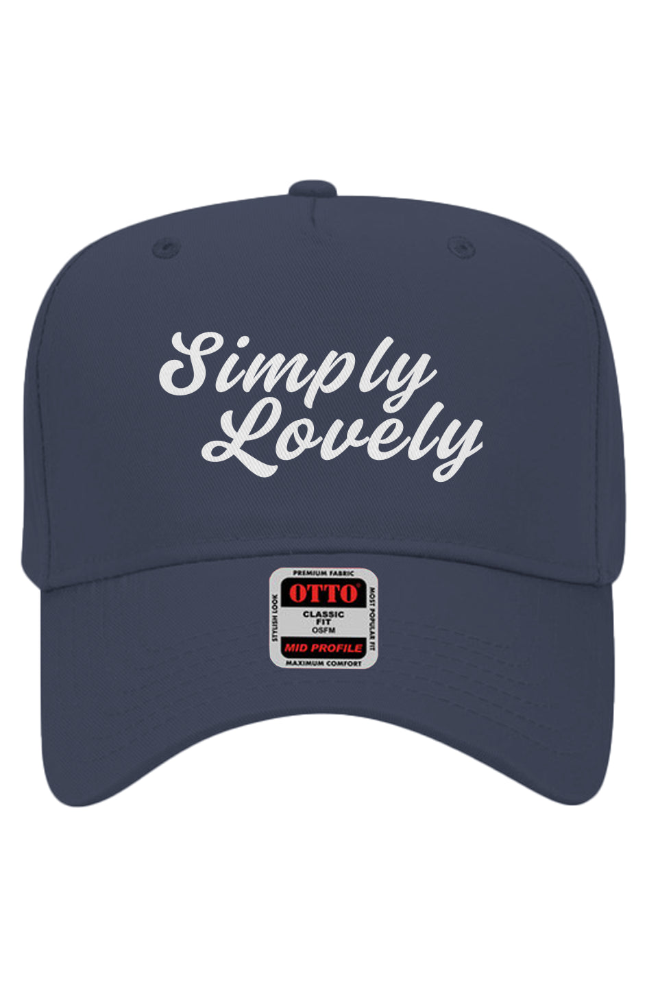 Simply Lovely Solid Color Embroidered Baseball Cap