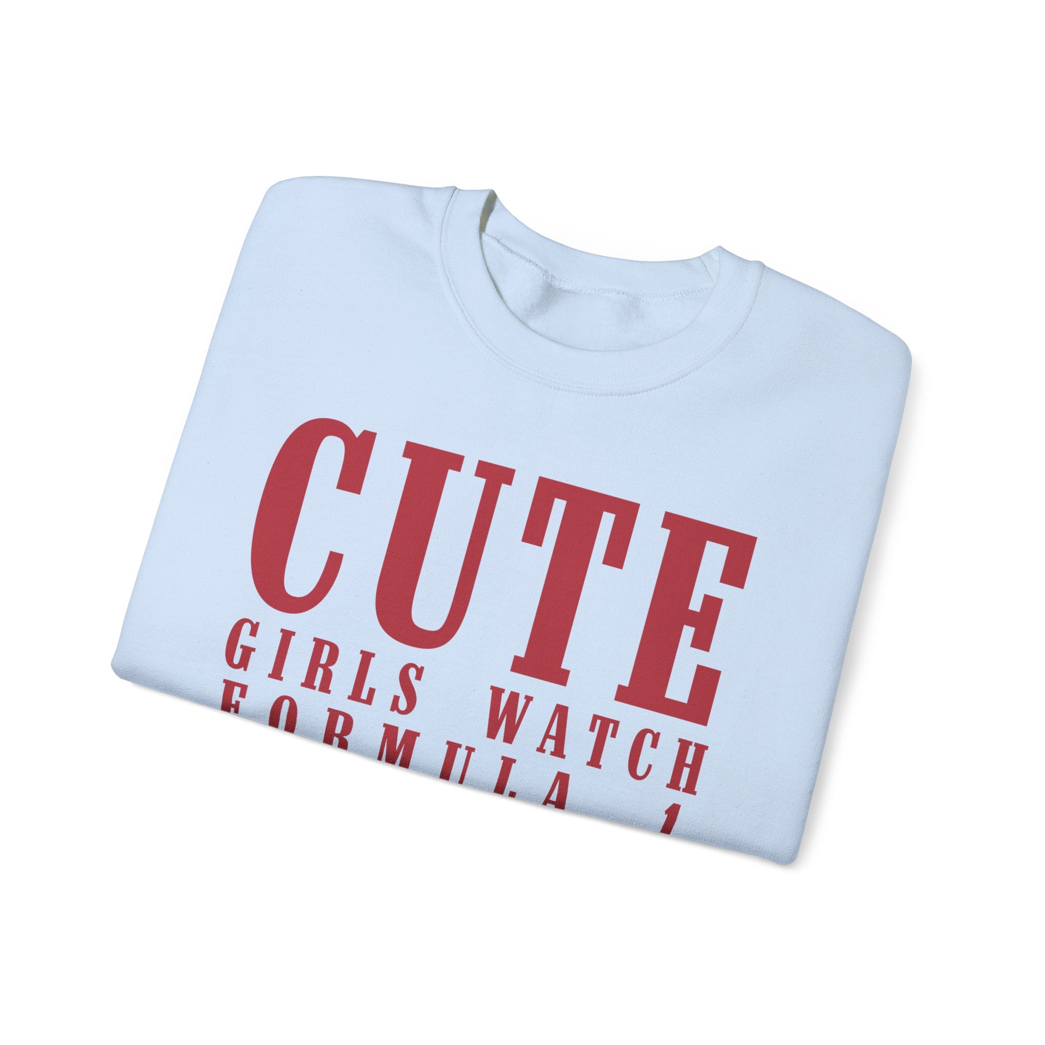 Cute Girls Watch F1 Crewneck Sweatshirt