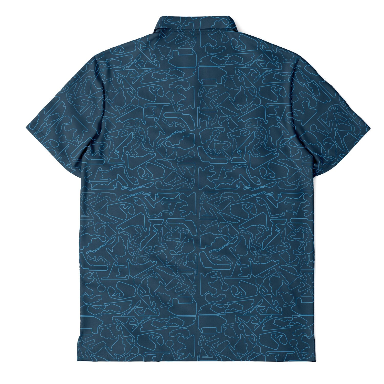 Circuits Classic Men's Polo T-Shirt - Blue