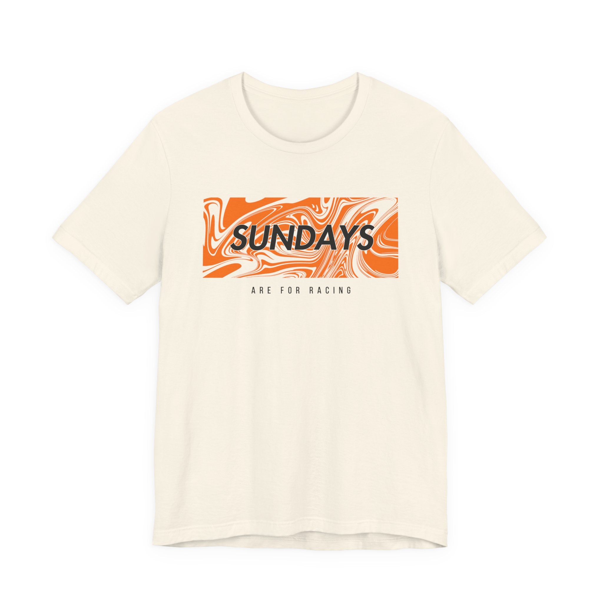 Sundays Are For Racing | Orange | T-Shirt
