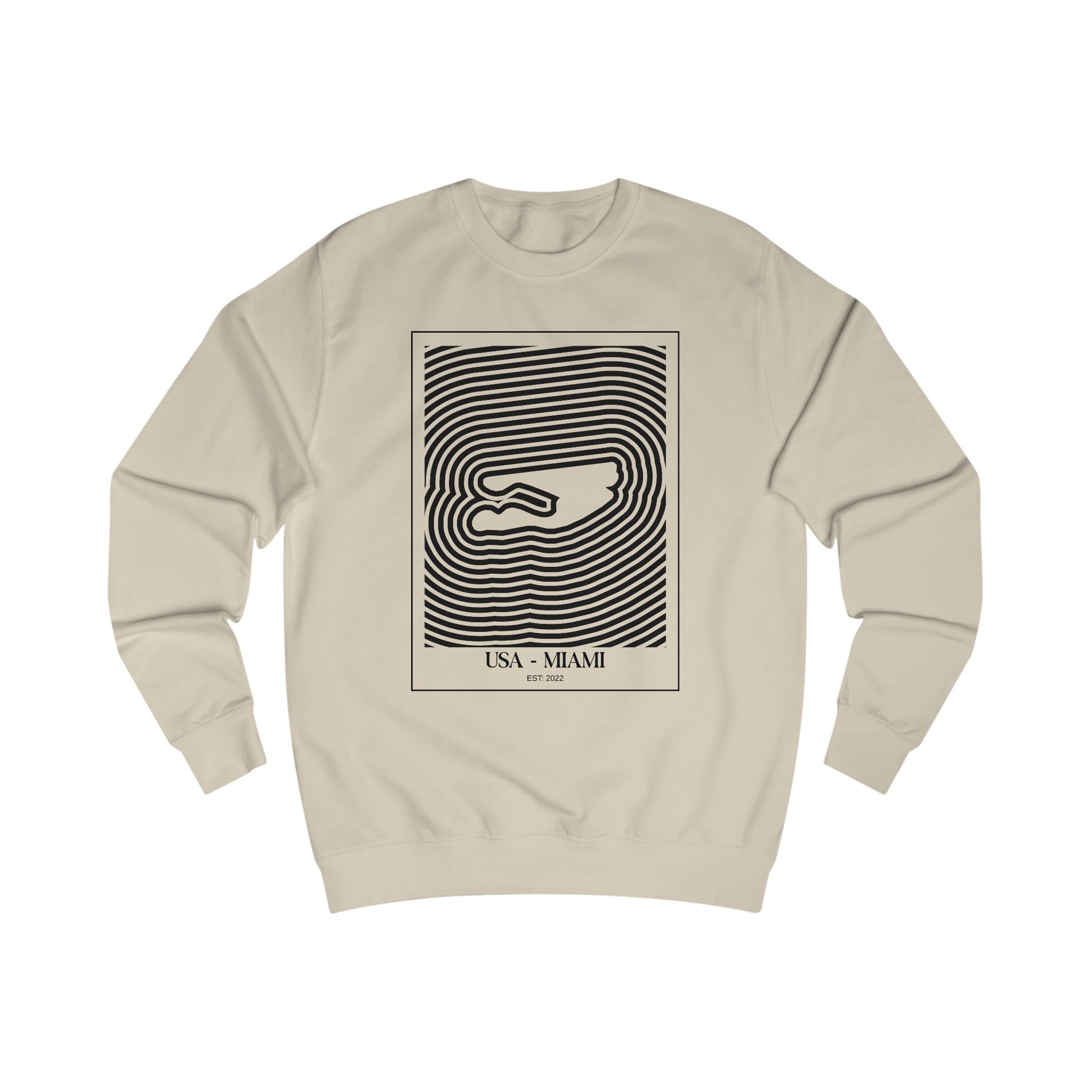 Miami | Circuit Contours | Sweatshirt
