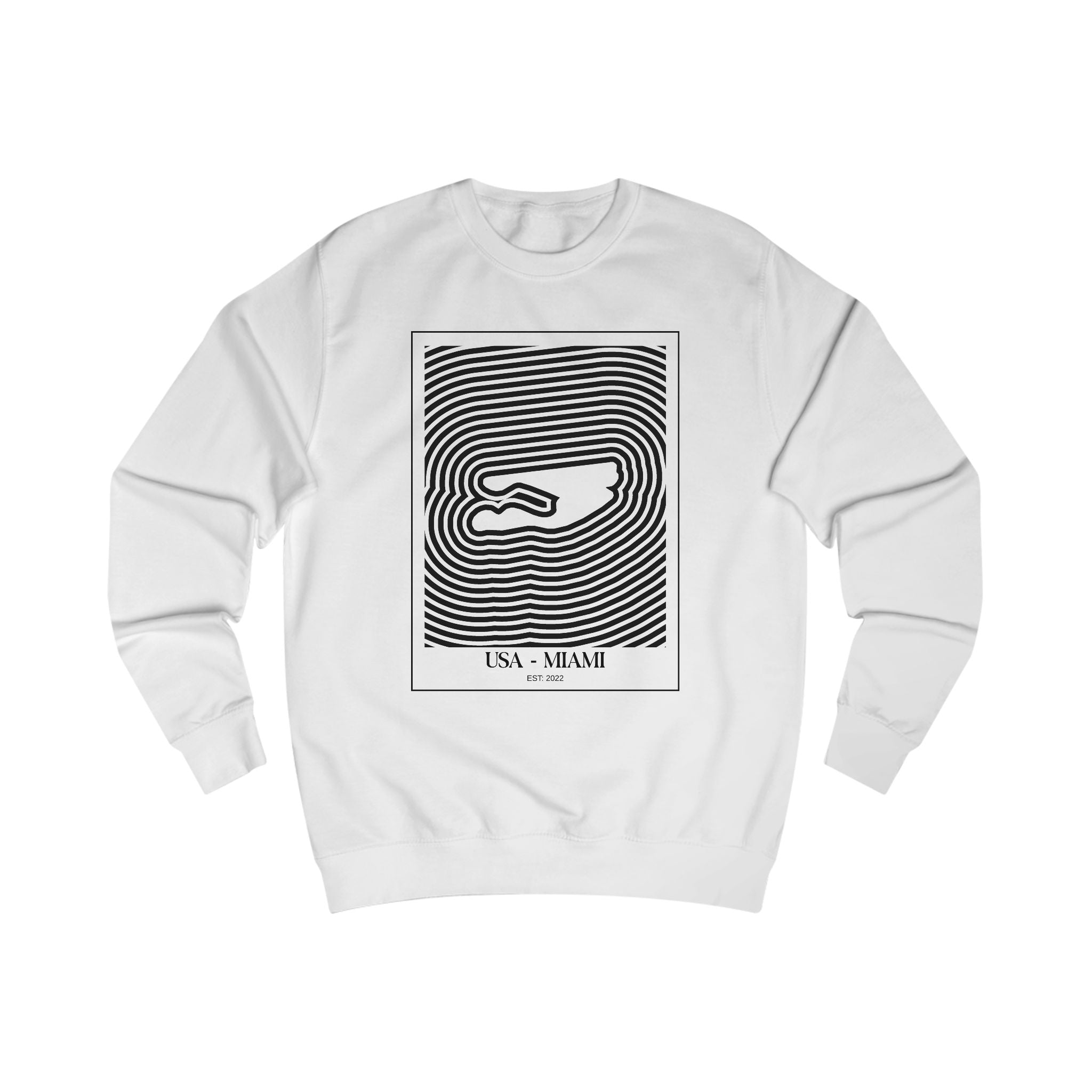 Miami | Circuit Contours | Sweatshirt