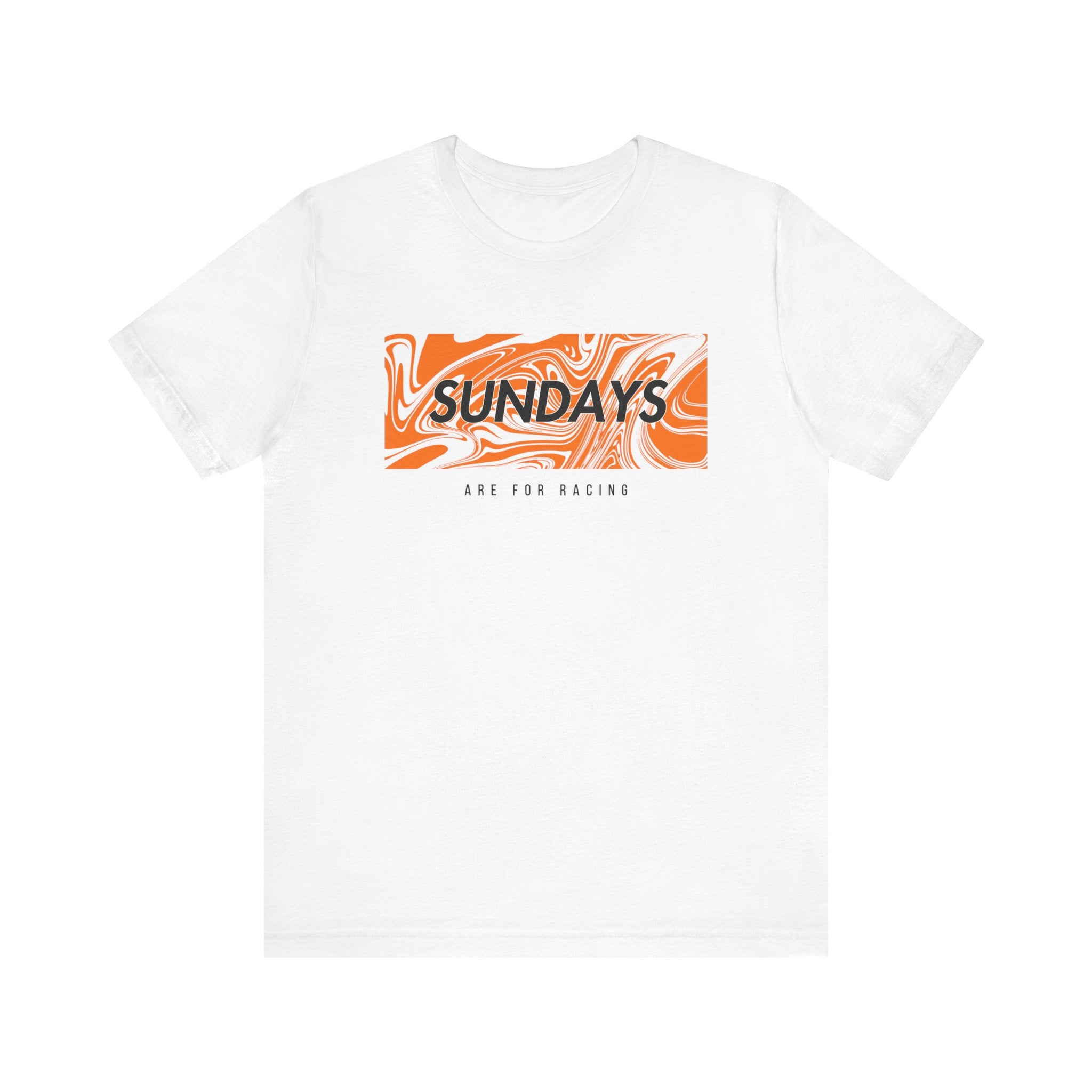 Sundays Are For Racing | Orange | T-Shirt