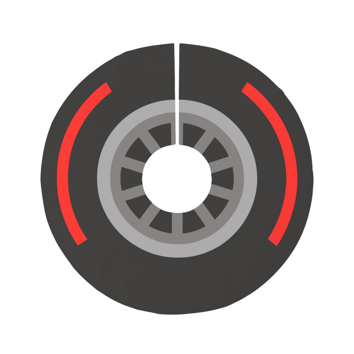 Motorsport Racing Tire Round Tree Skirt - FormulaFanatics