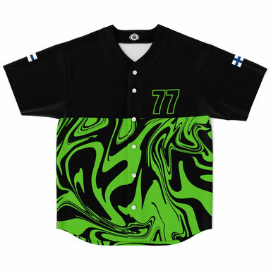 Liquid Design - #77 - Baseball Jersey - FormulaFanatics