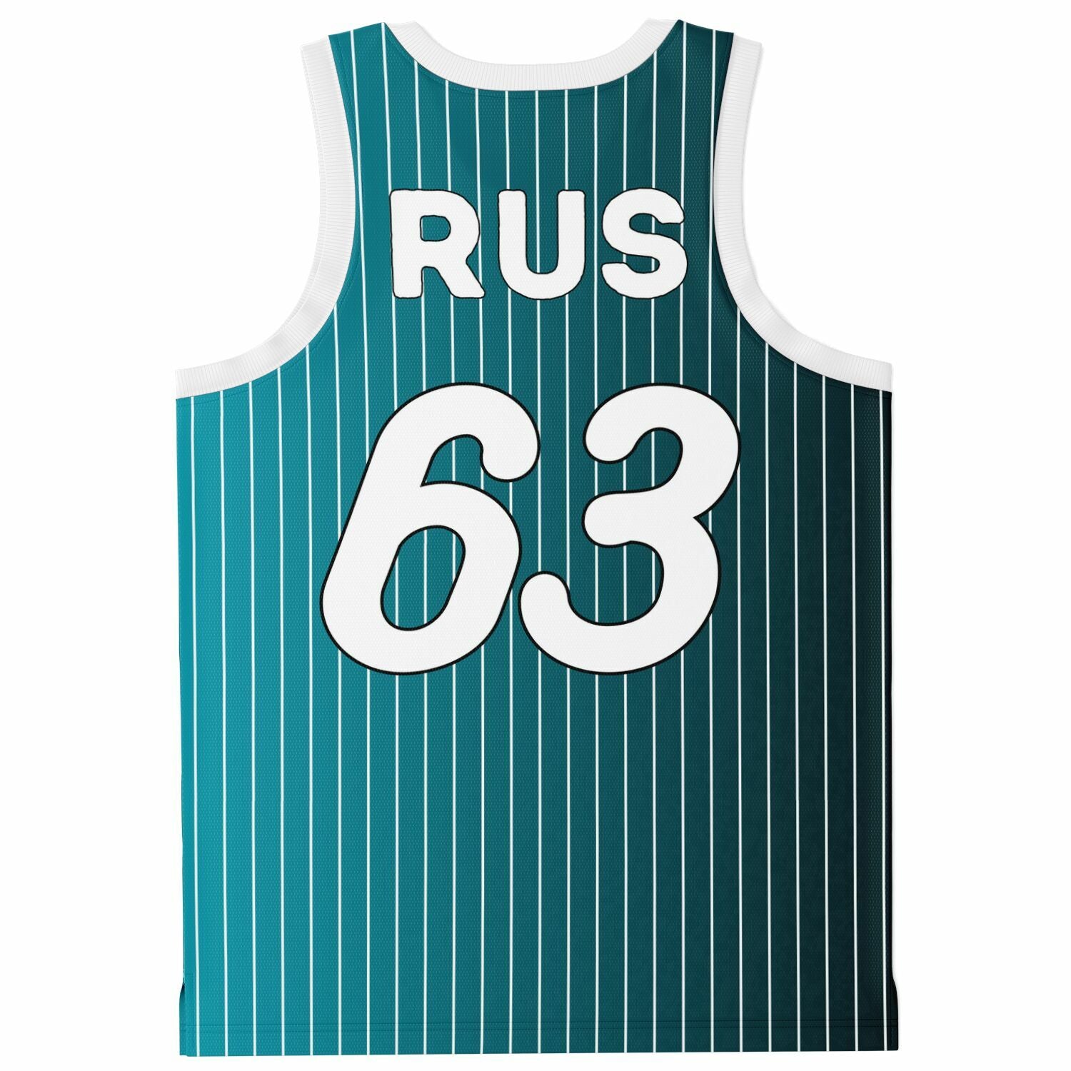 RUS63 Pinstripe Basketball Jersey - FormulaFanatics