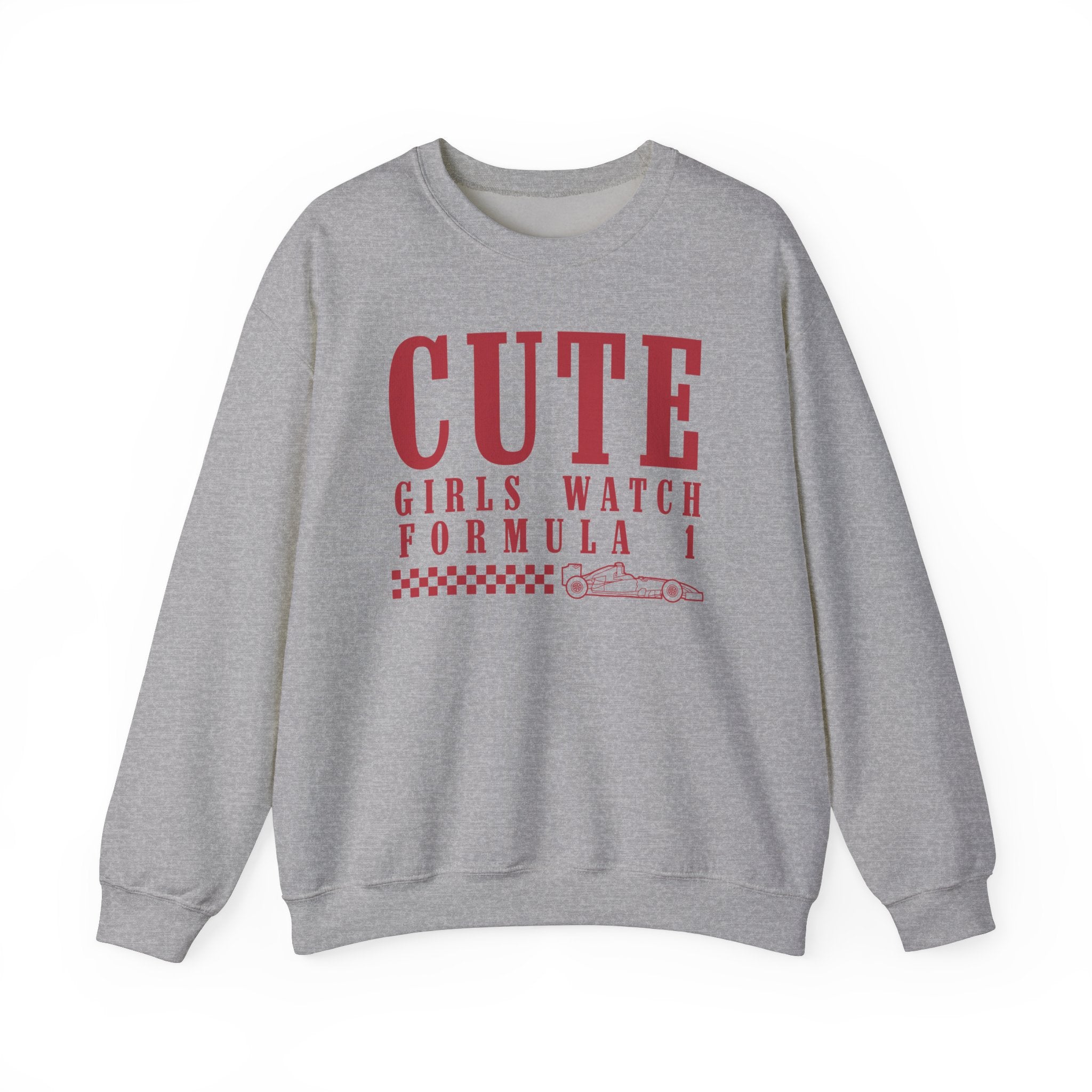 Cute Girls Watch F1 Crewneck Sweatshirt