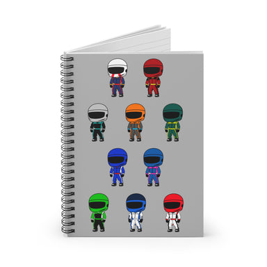 Mini Drivers Spiral Notebook - FormulaFanatics