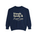 Friends, Family & Fast Cars Sweatshirt - FormulaFanatics