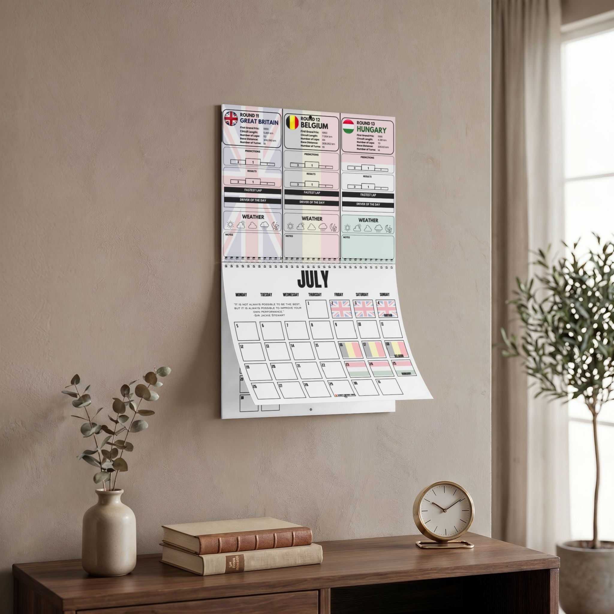 Wall Calendars (Blank)