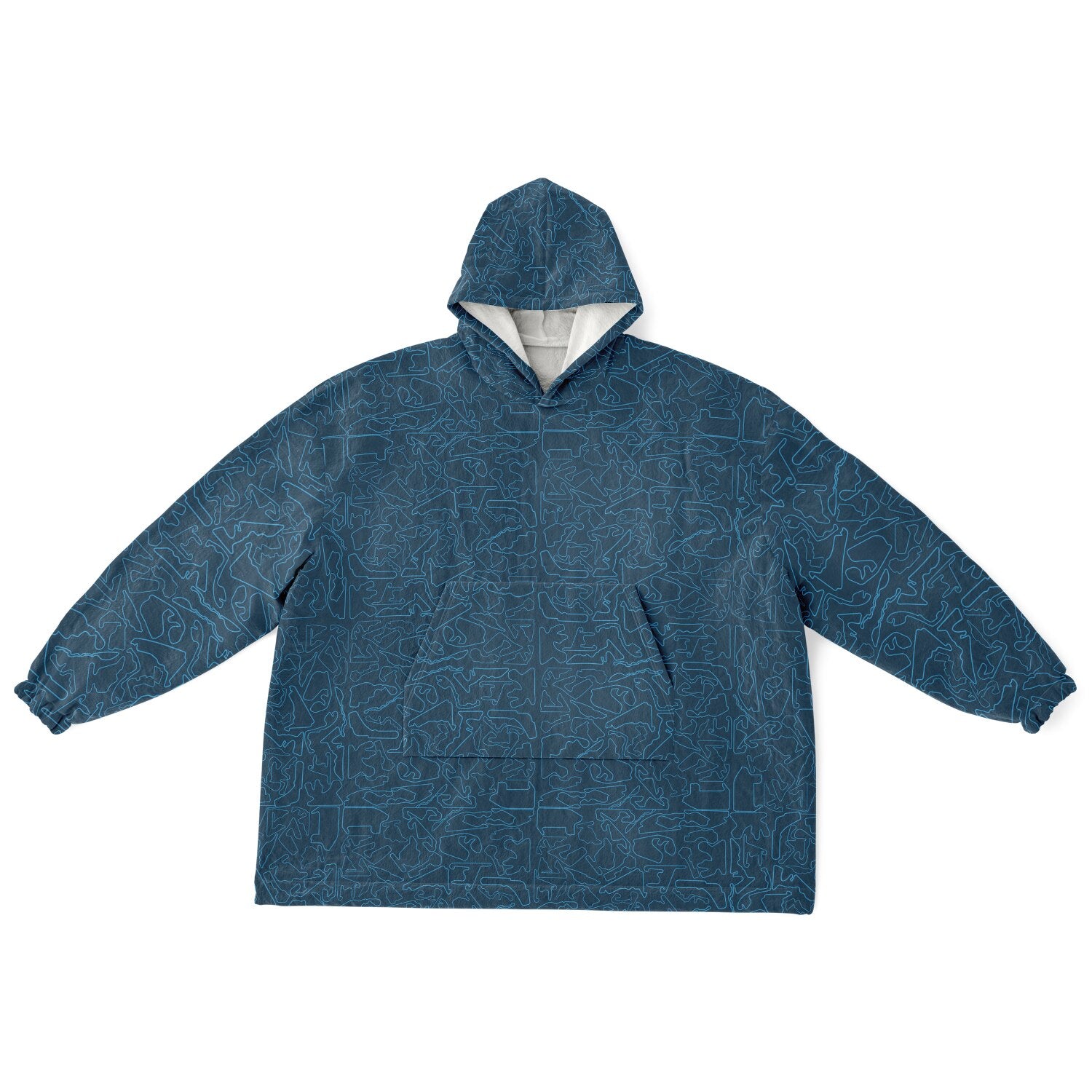 The DRS (Deep Relaxation System) Gigantic Hoodie -  Blue