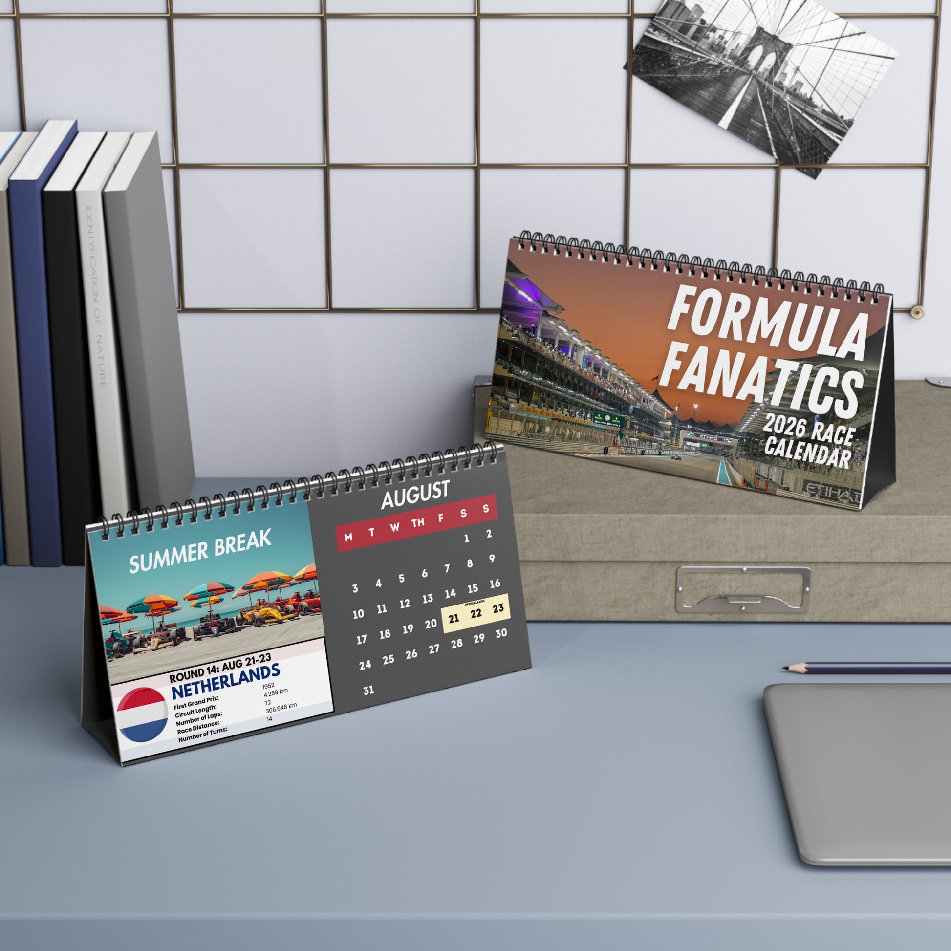 2026 Formula Fanatics Race Schedule Desktop Calendar