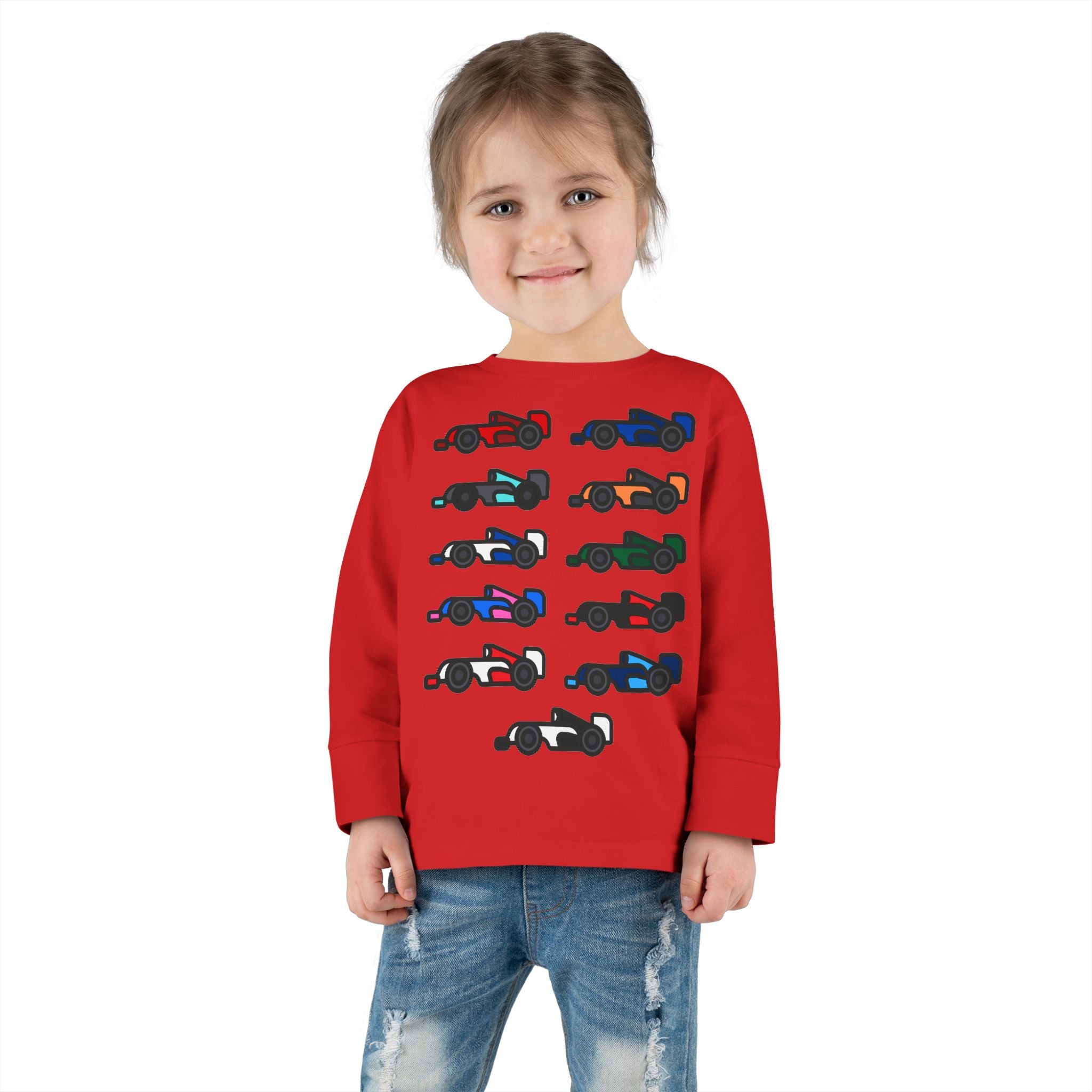 The Grid Toddler Long Sleeve Tee