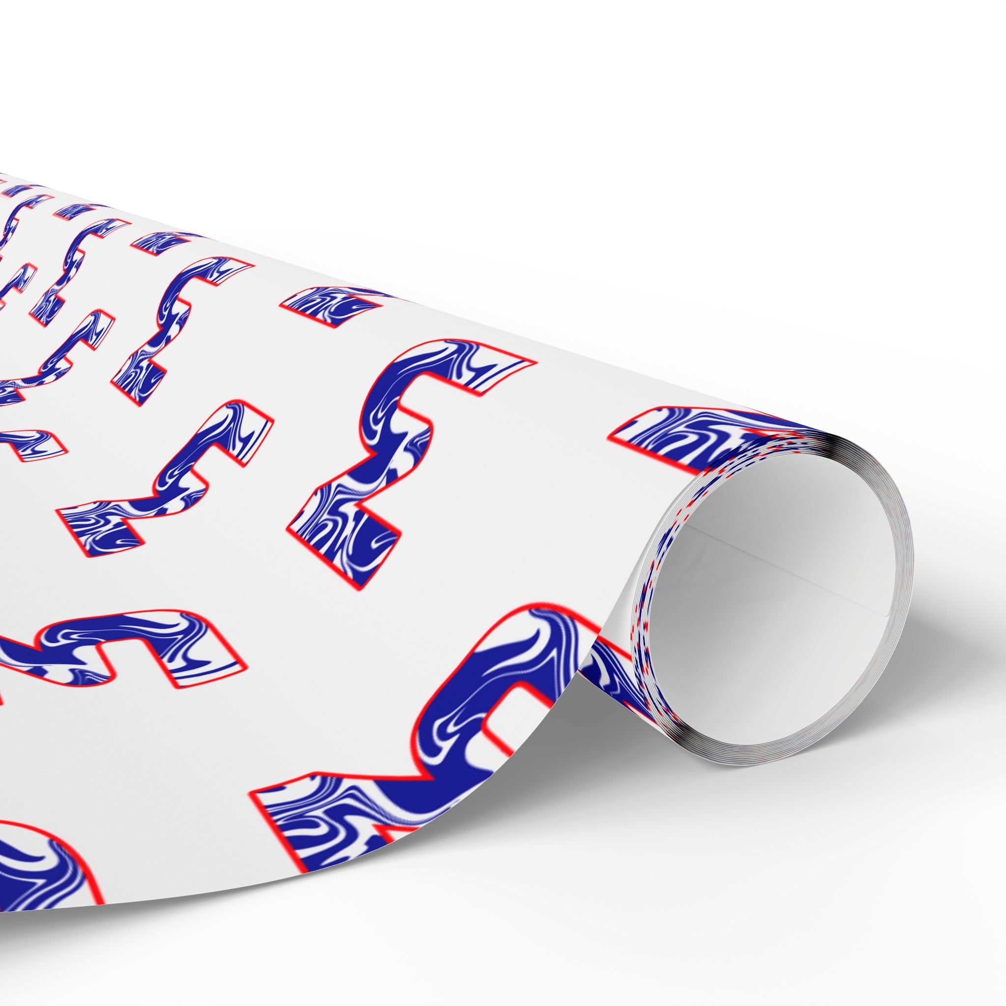 Livery Inspired "3" Wrapping Paper