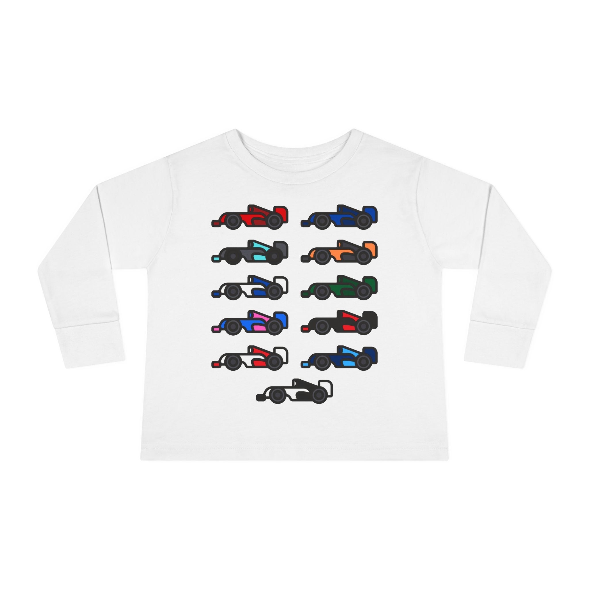 The Grid Toddler Long Sleeve Tee