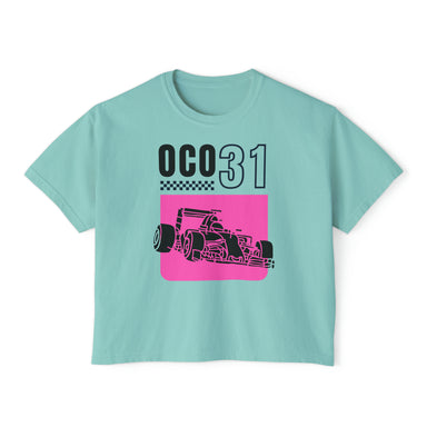OCO31 - Vintage Design - Women's Boxy Tee - FormulaFanatics