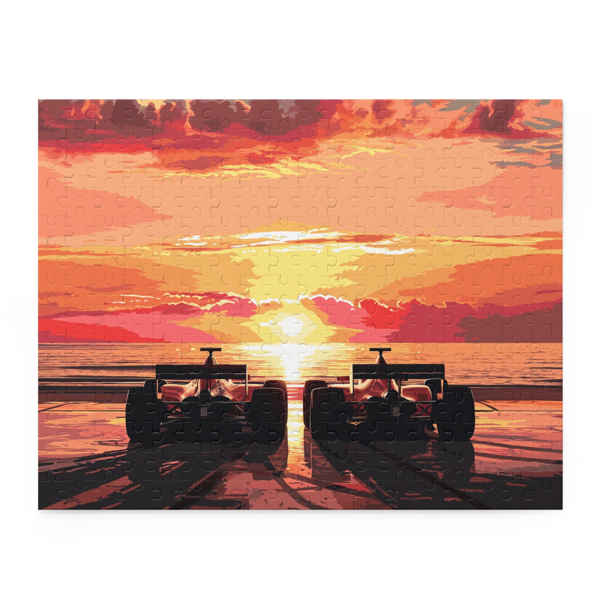 Sunset Racing Puzzle (120, 252, 500-Piece)