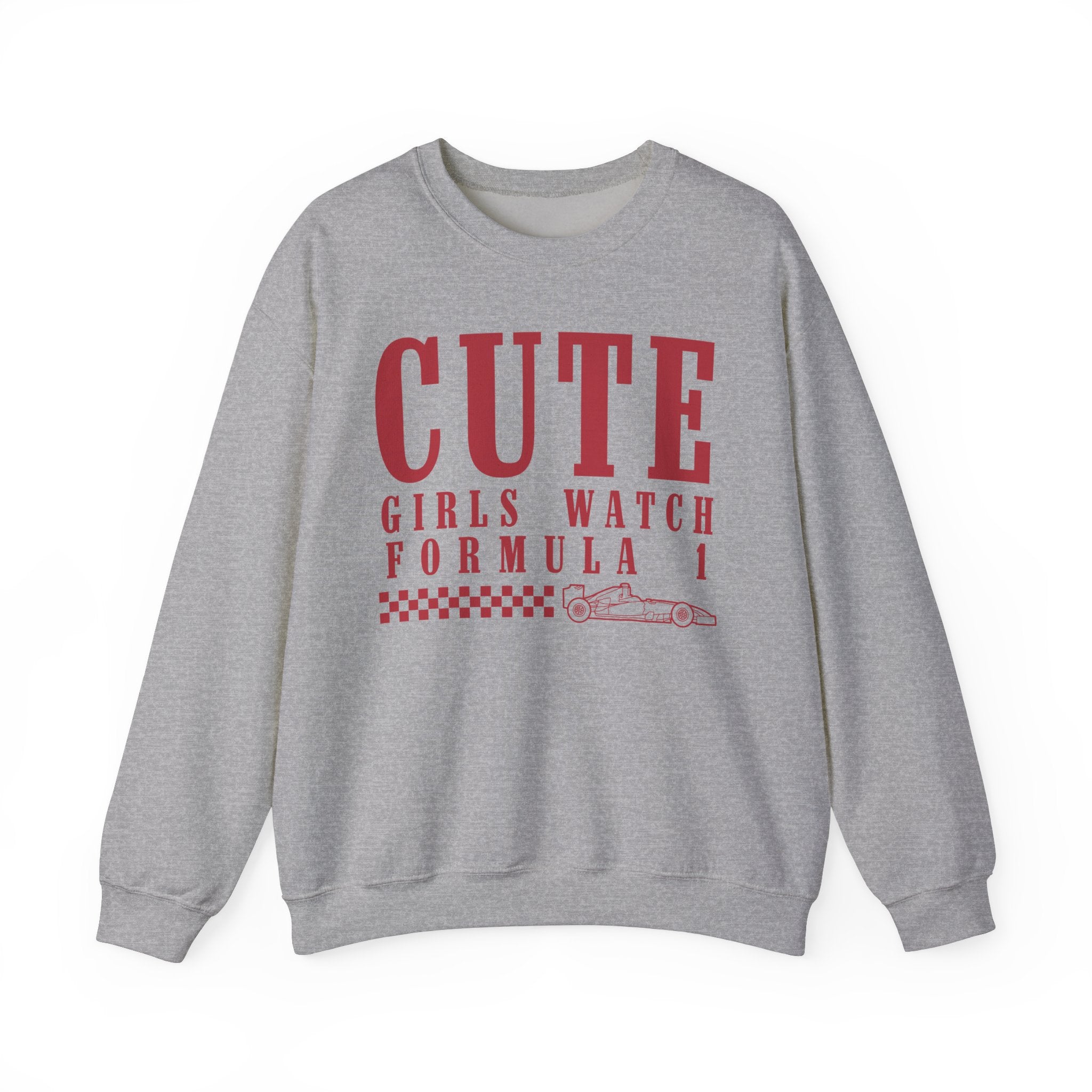 Cute Girls Watch F1 Crewneck Sweatshirt