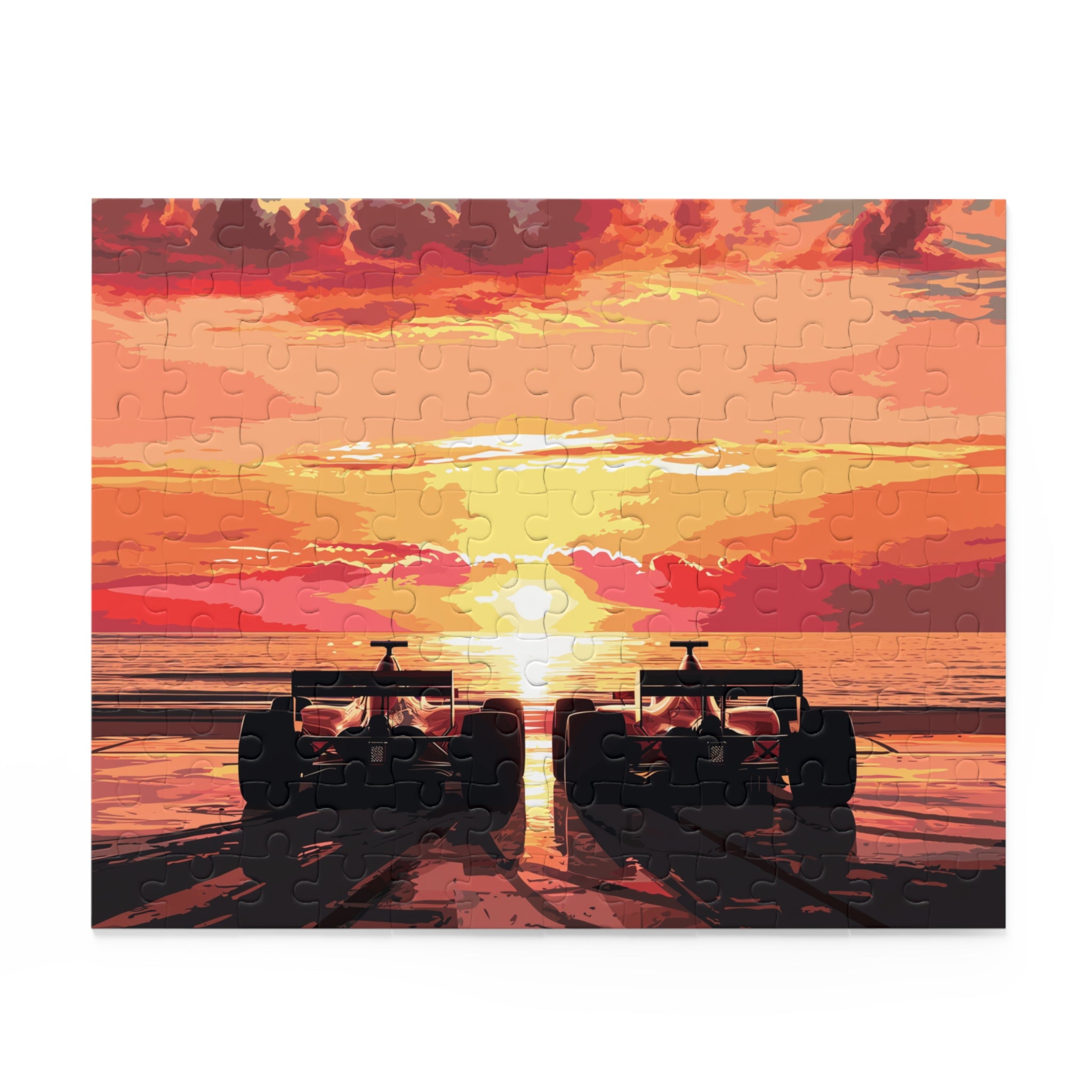 Sunset Racing Puzzle (120, 252, 500-Piece)