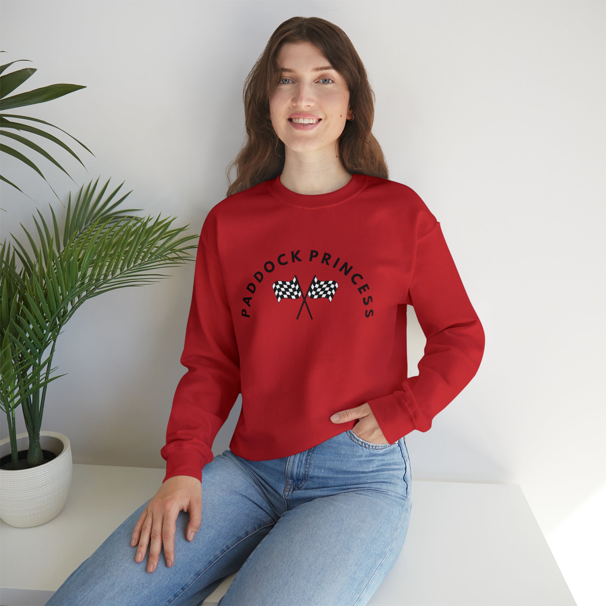 Paddock Princess Heavy Blend™ Crewneck Sweatshirt - FormulaFanatics