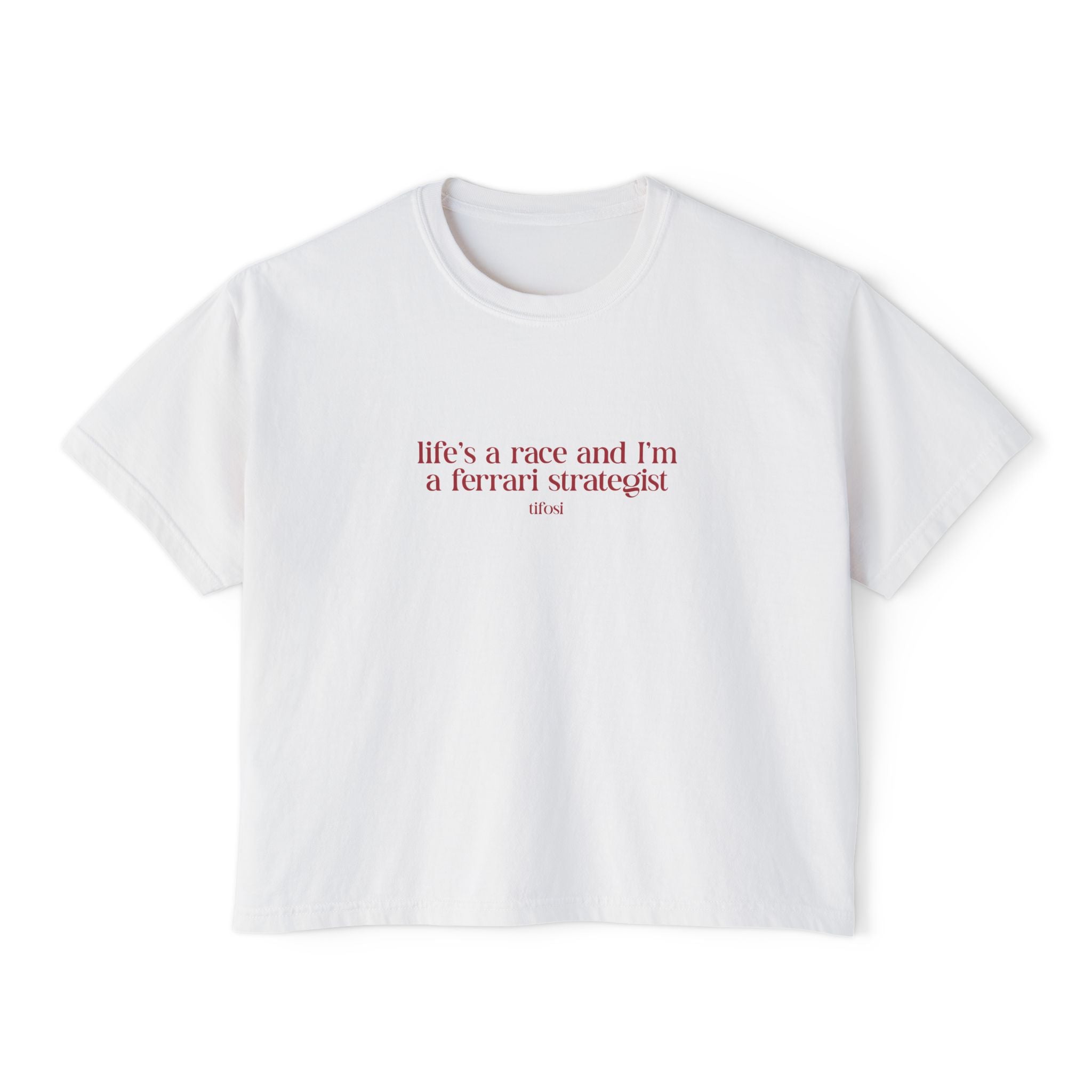 Race Strategist Women's Boxy Tee