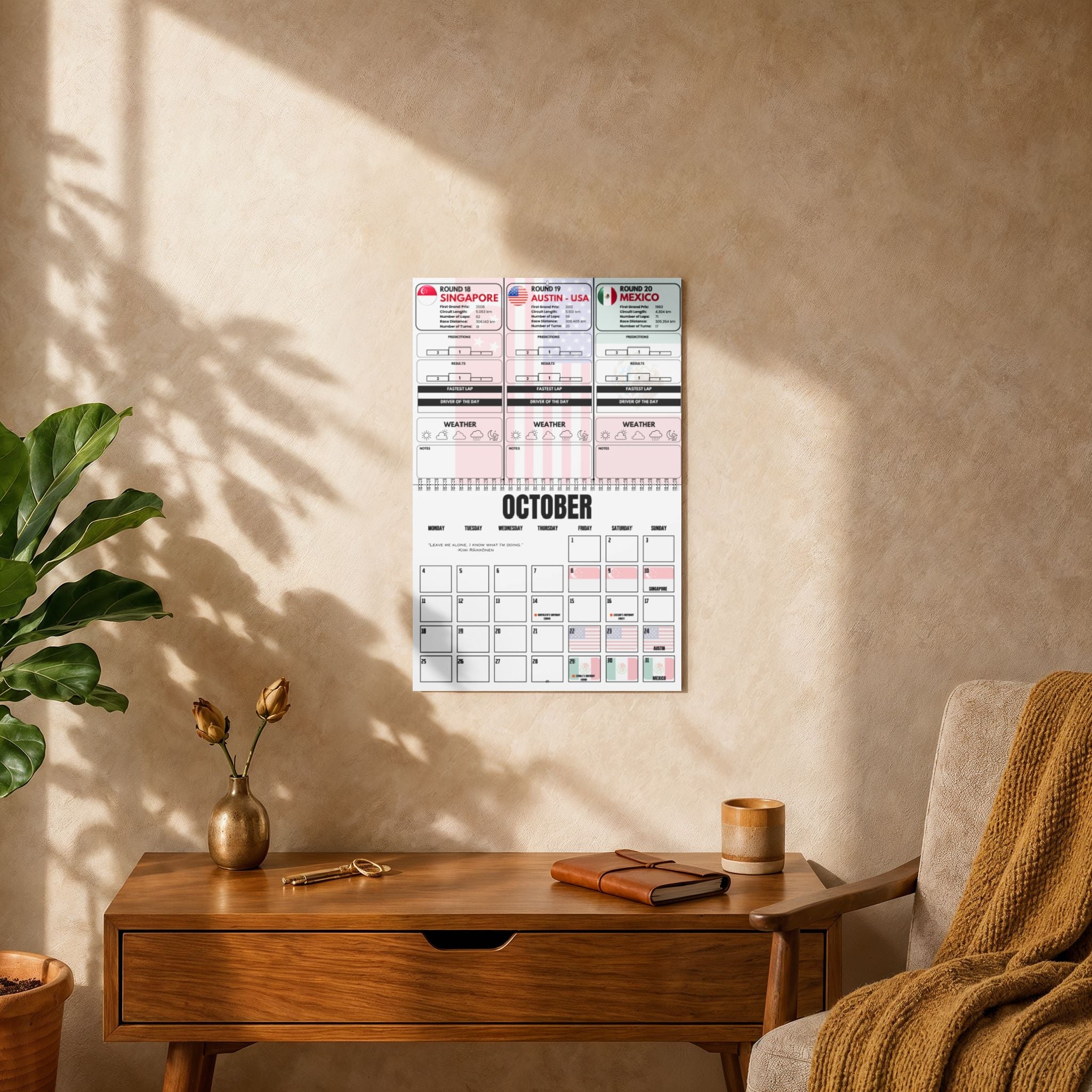 Wall Calendars (Blank)