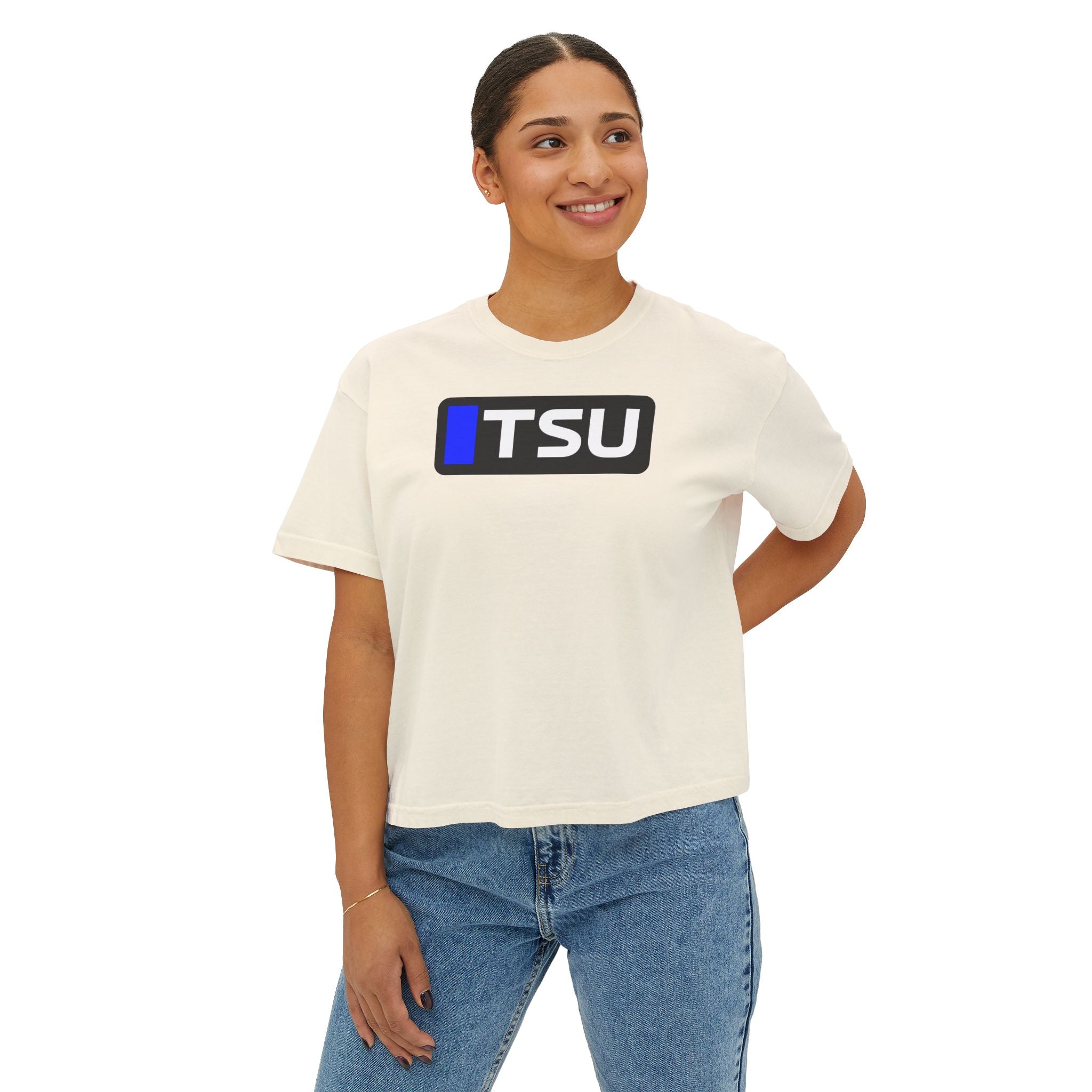 Tsunoda Abbreviation Women's Boxy Tee