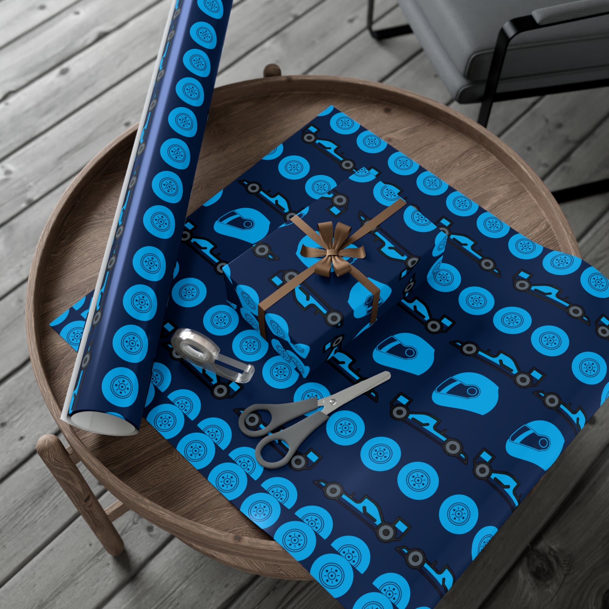 Williams Livery Inspired Wrapping Paper