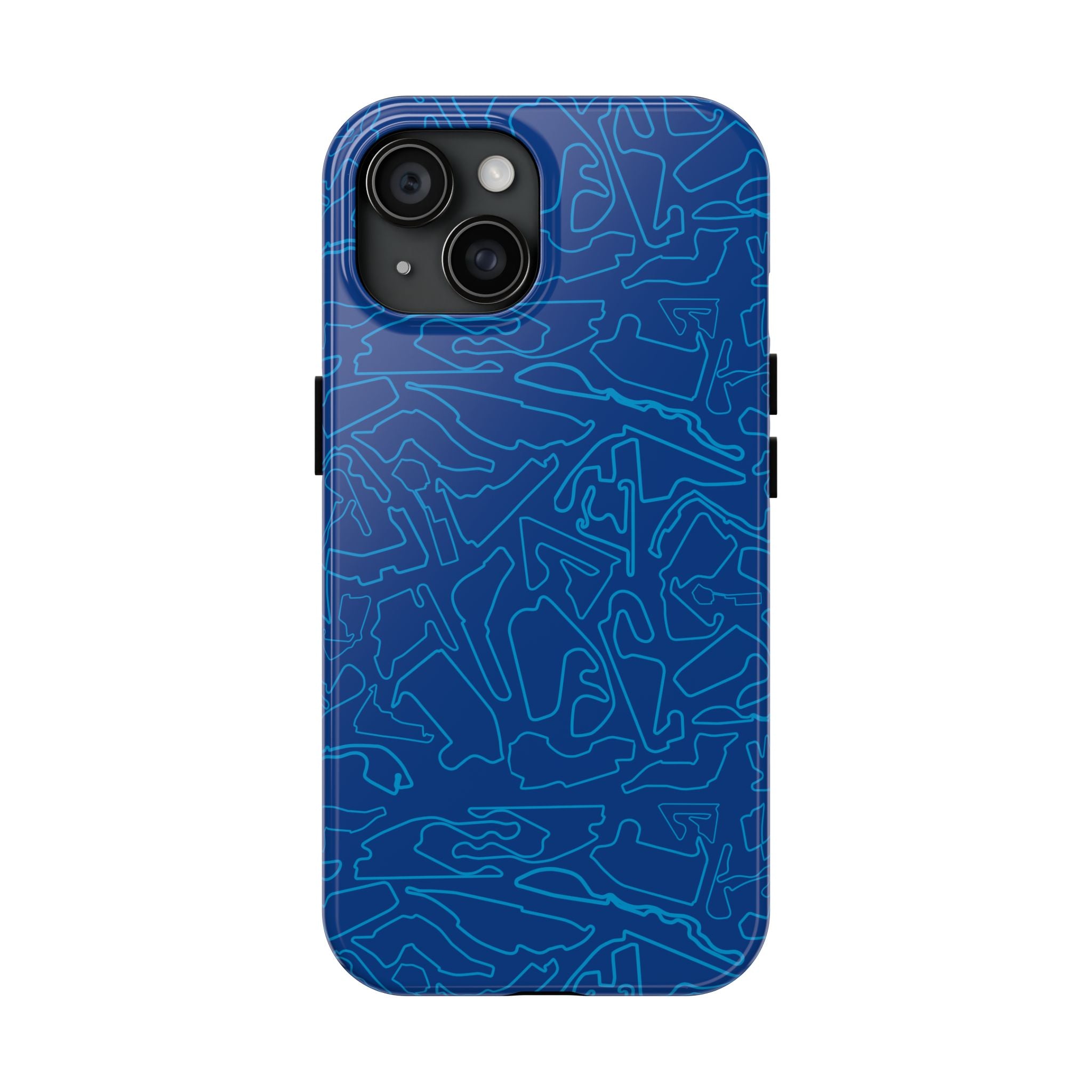 Tracks & Texts | Blue/Navy | Phone Case for Tough Protection