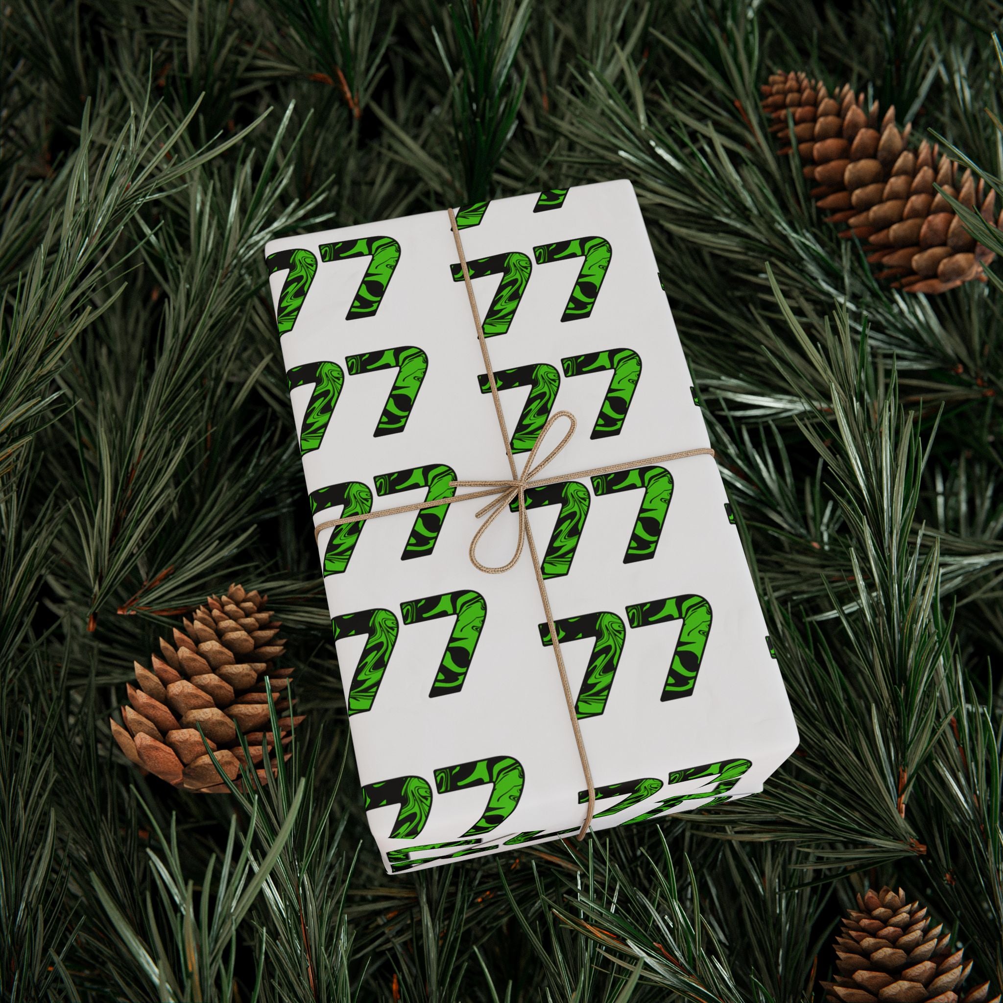 Livery Inspired "77" Wrapping Paper