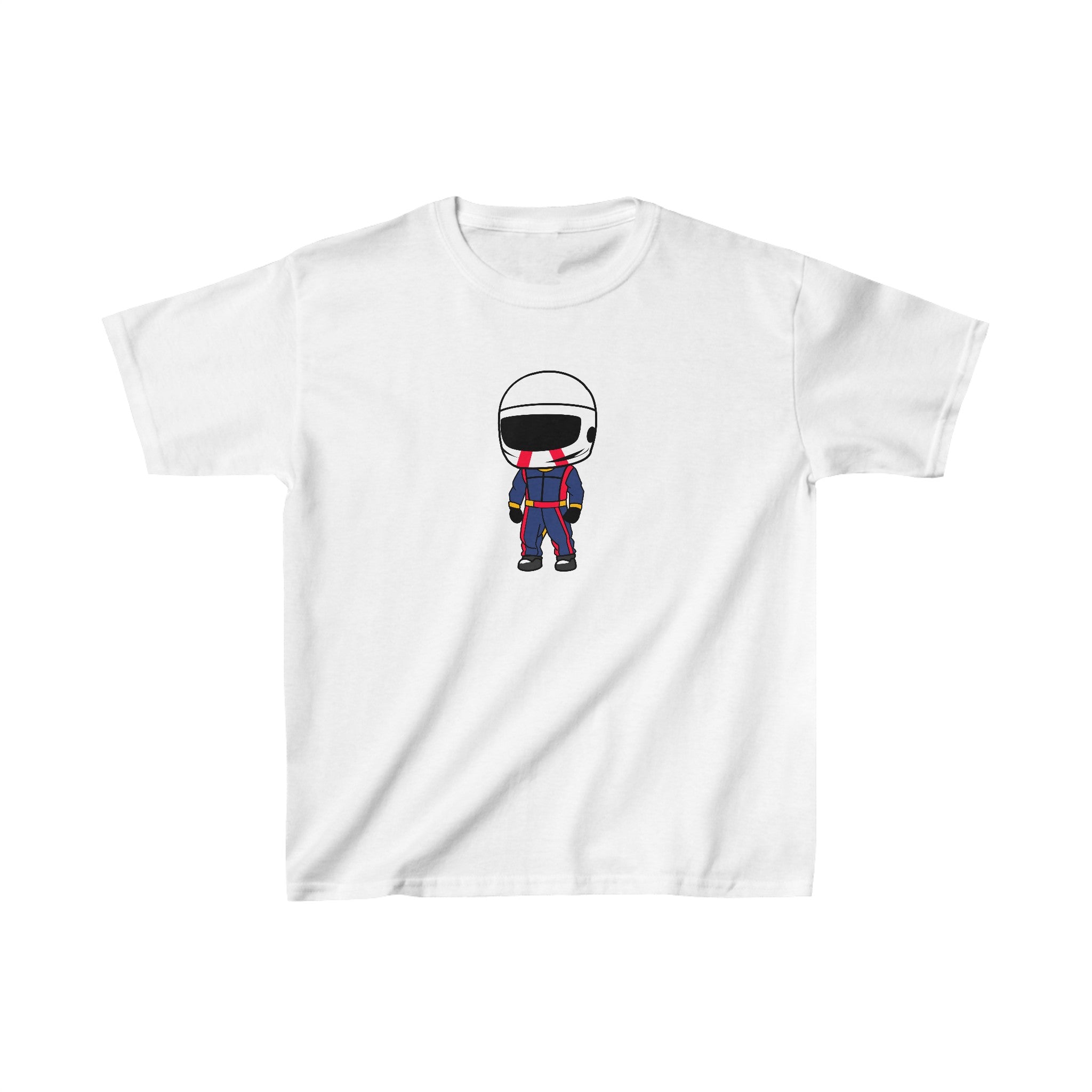 Mini Drivers Navy/Red/Yellow Kids Heavy Cotton™ Tee