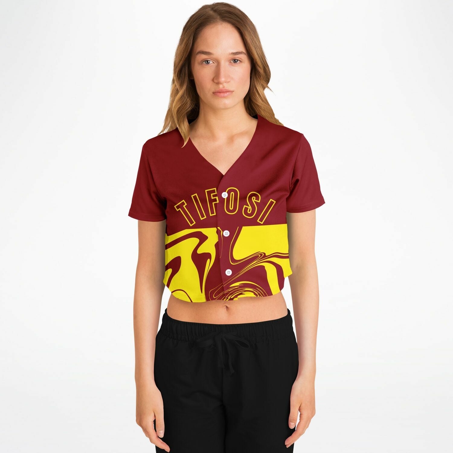 TIFOSI LIQUID DESIGN #55 CROPPED BASEBALL JERSEY