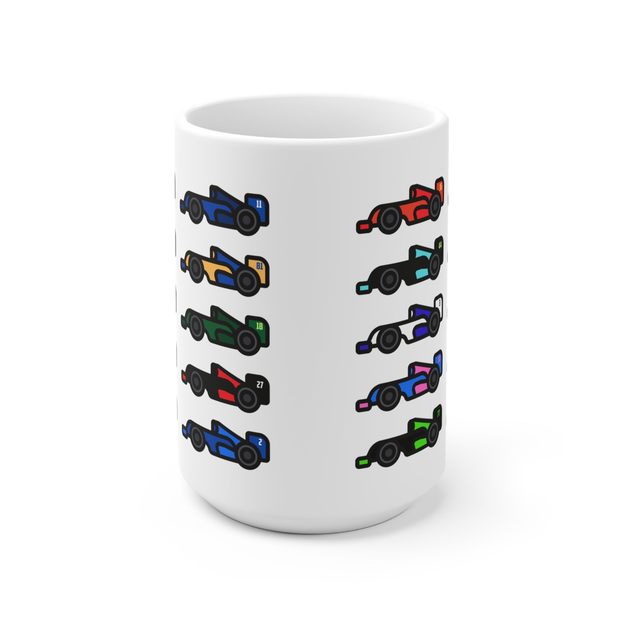 Copy of The Grid White Ceramic Mug 15oz