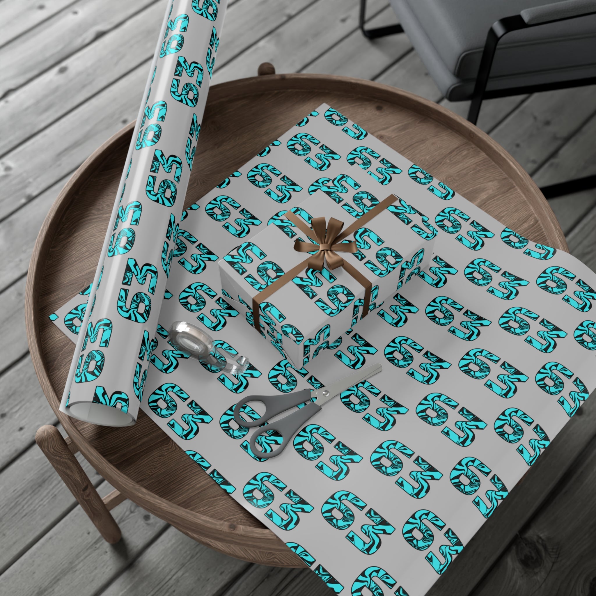 Livery Inspired "63" Wrapping Papers