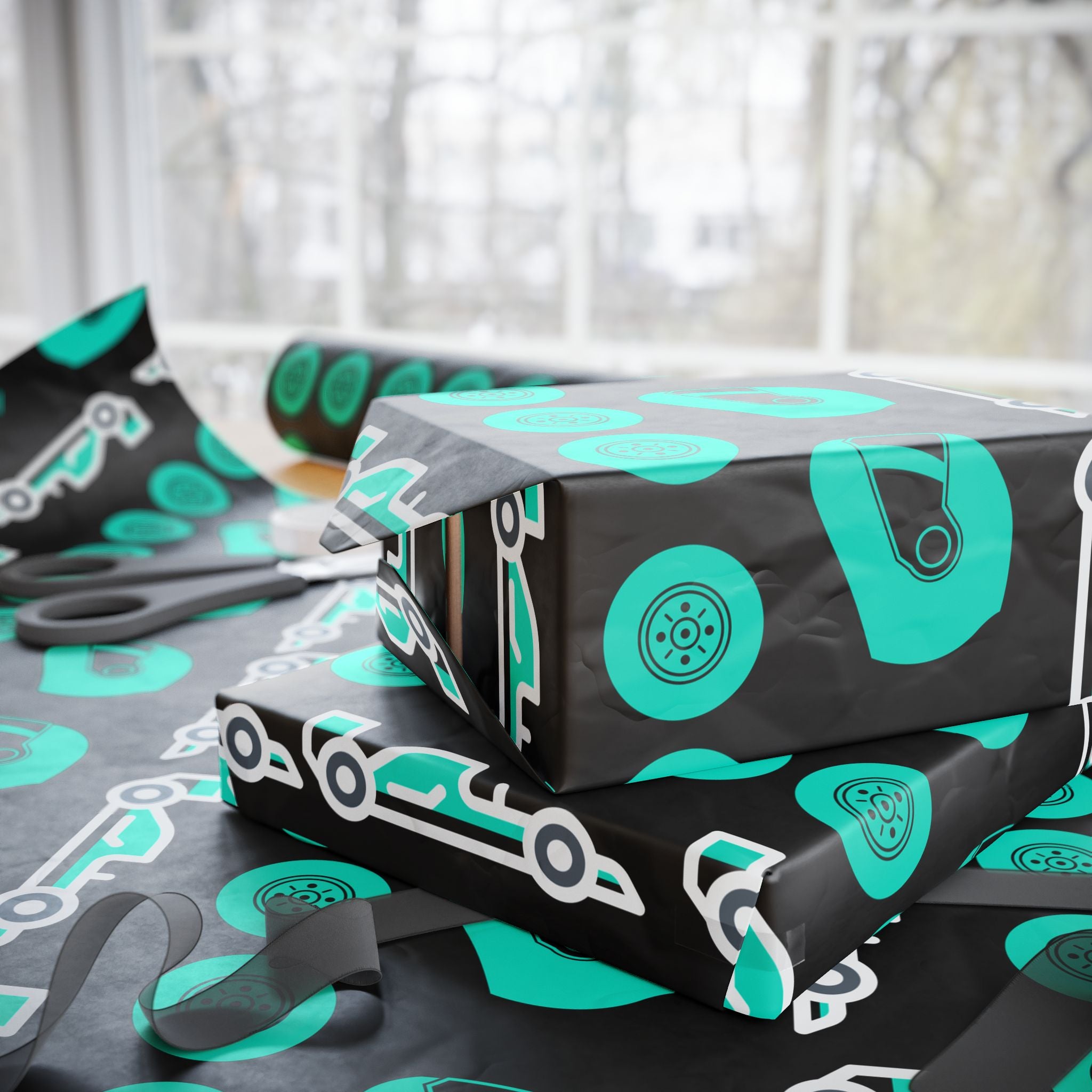 Mercedes Livery Inspired Wrapping Paper