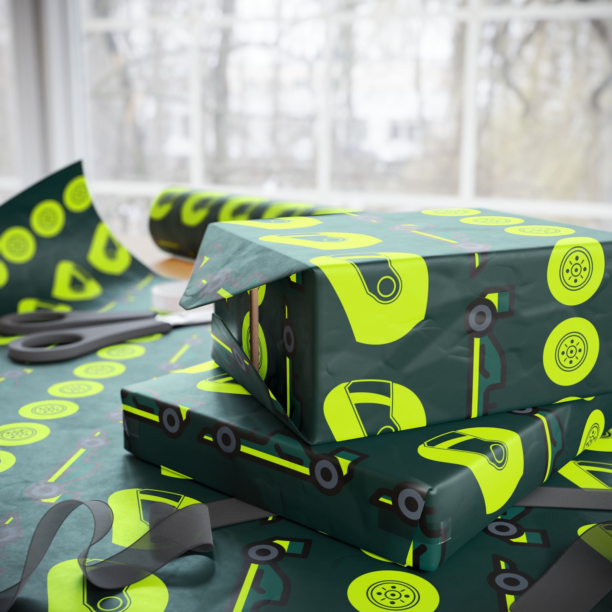 AMR Livery Inspired Wrapping Paper