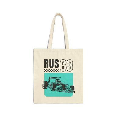 Vintage - RUS63 Cotton Tote Bag - FormulaFanatics