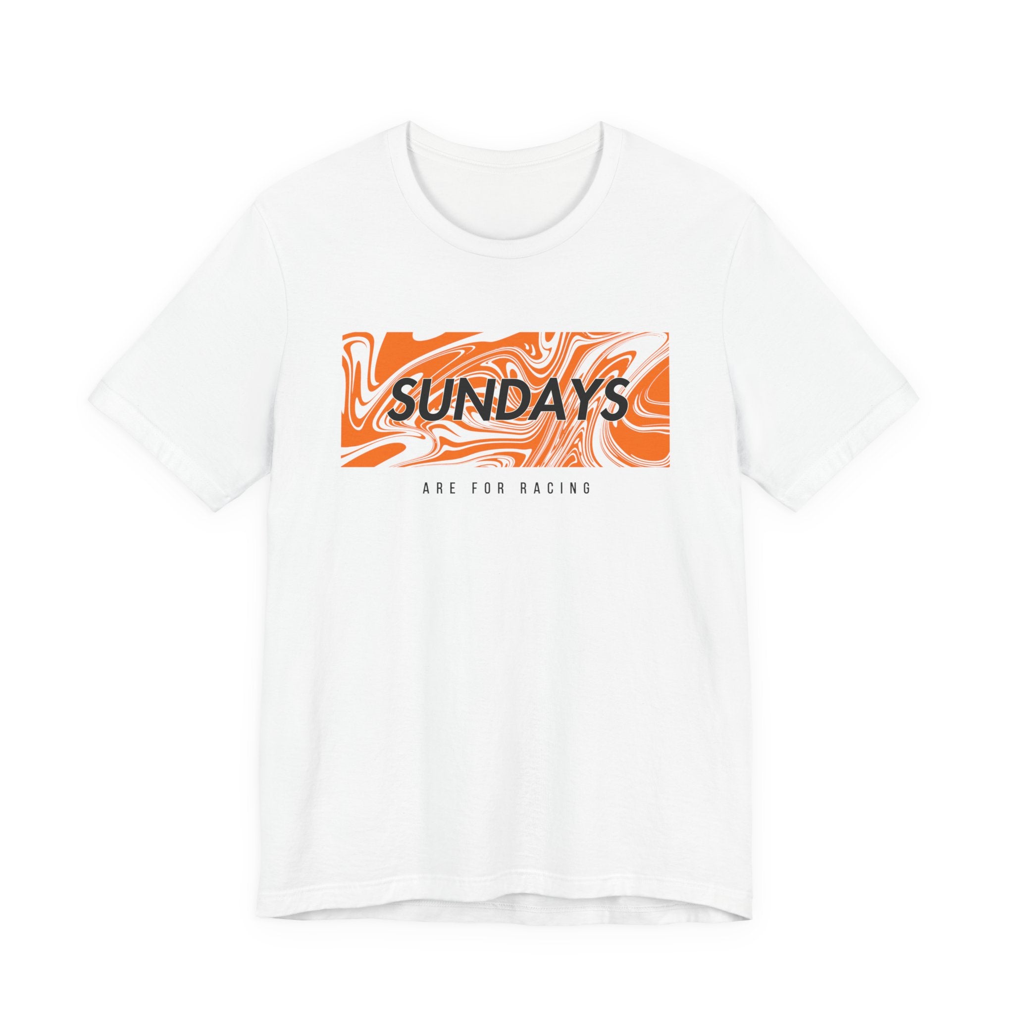 Sundays Are For Racing | Orange | T-Shirt