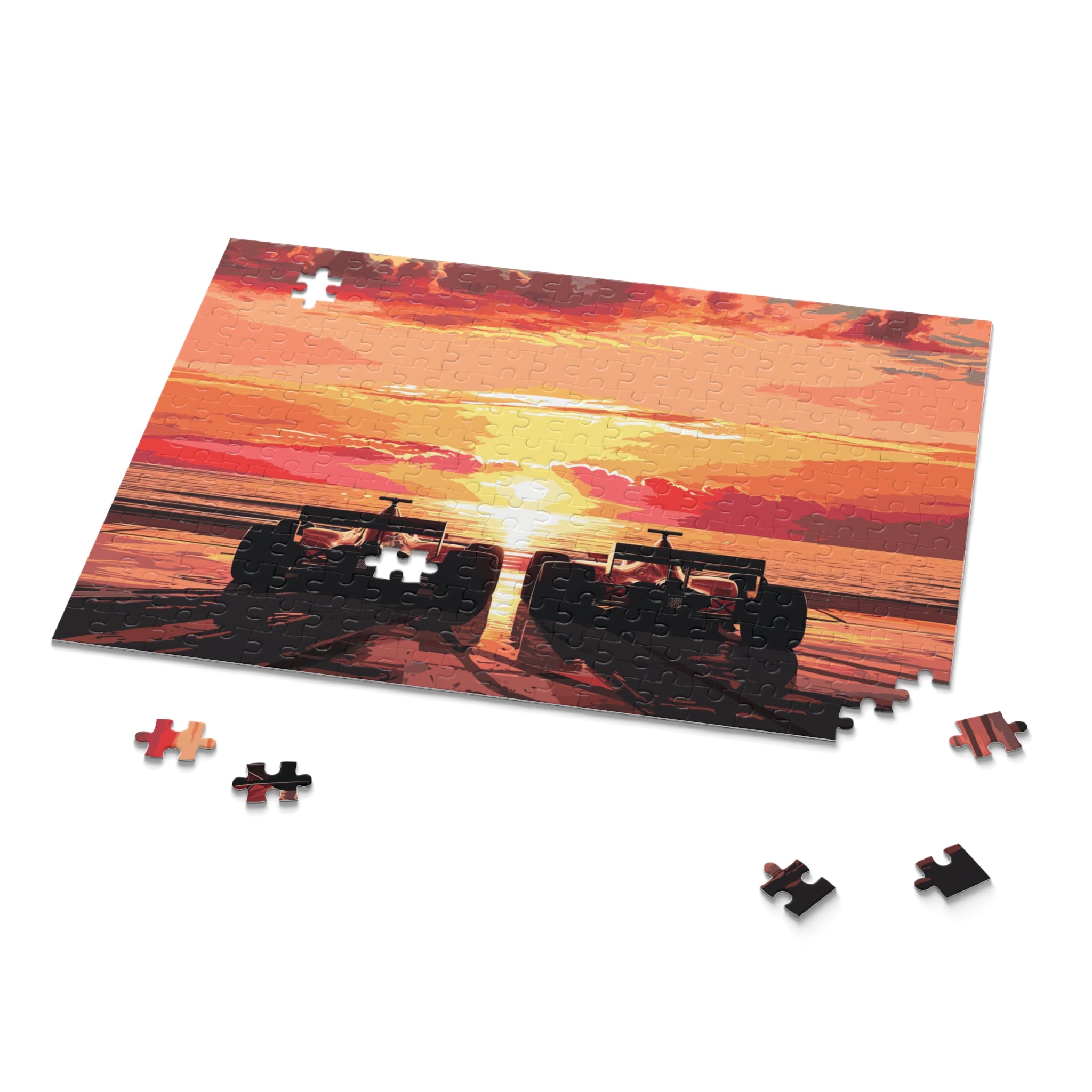 Sunset Racing Puzzle (120, 252, 500-Piece)