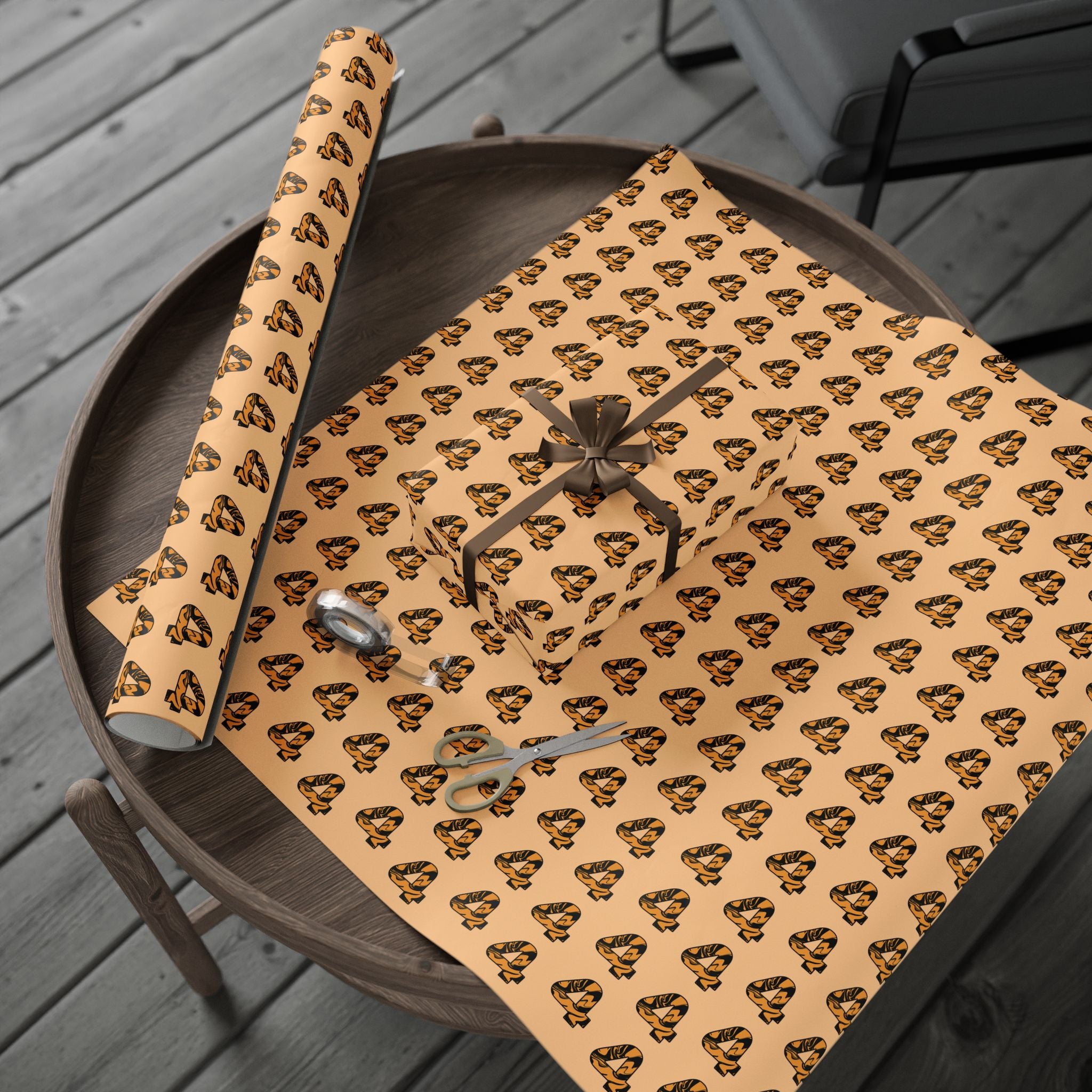 Livery Inspired "4" Wrapping Paper