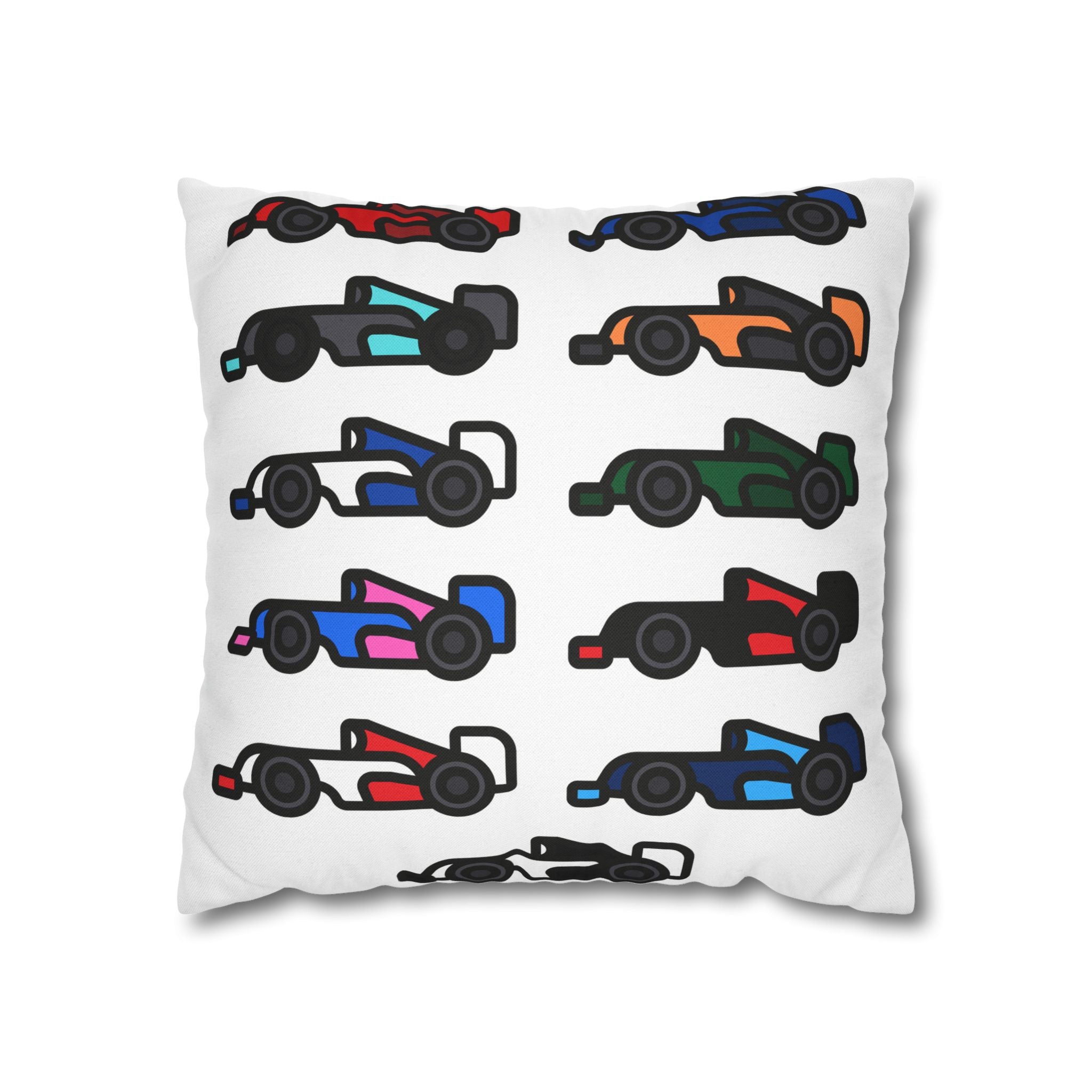 The Grid Spun Polyester Square Pillow Case