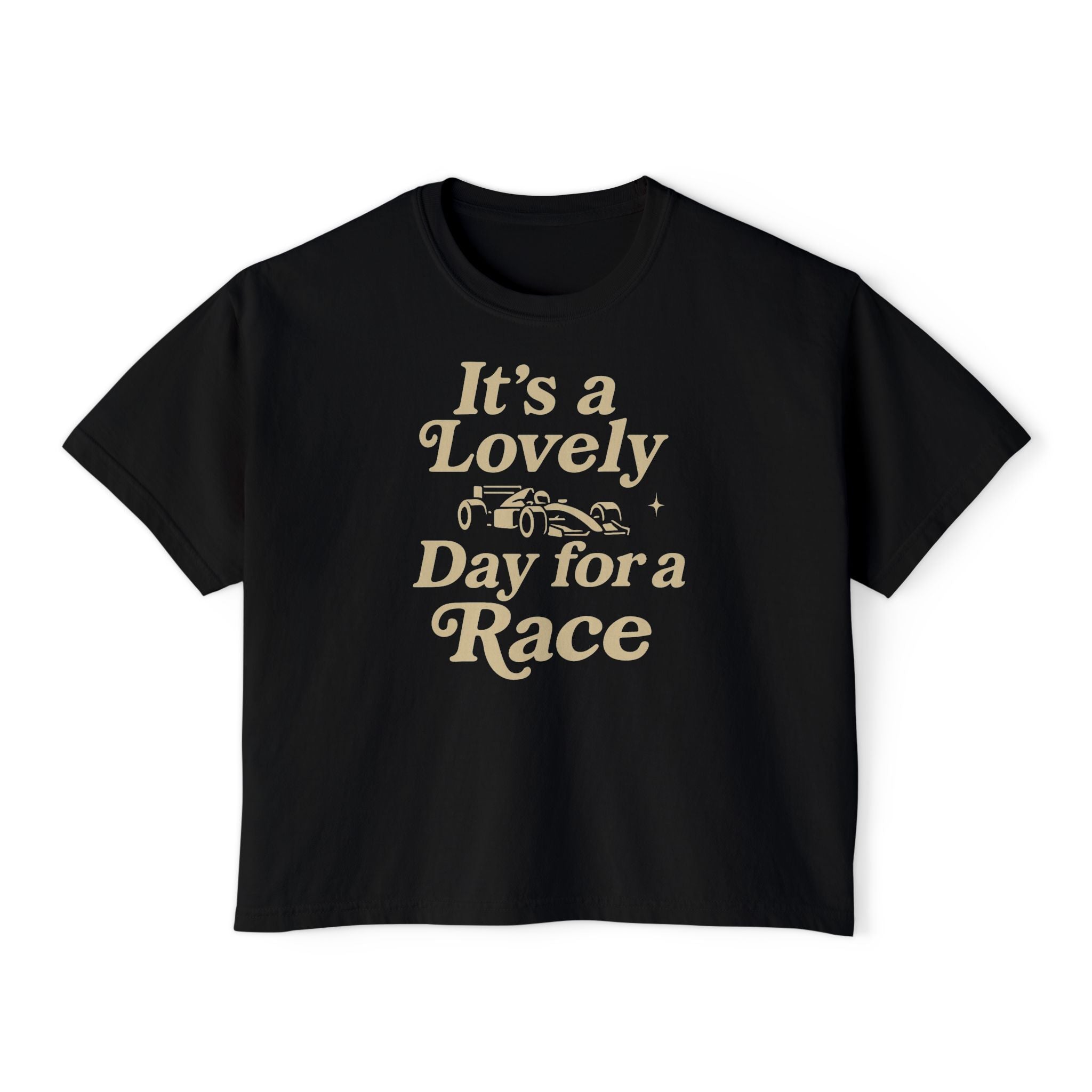 Lovely Day for a Race Women's Boxy Tee