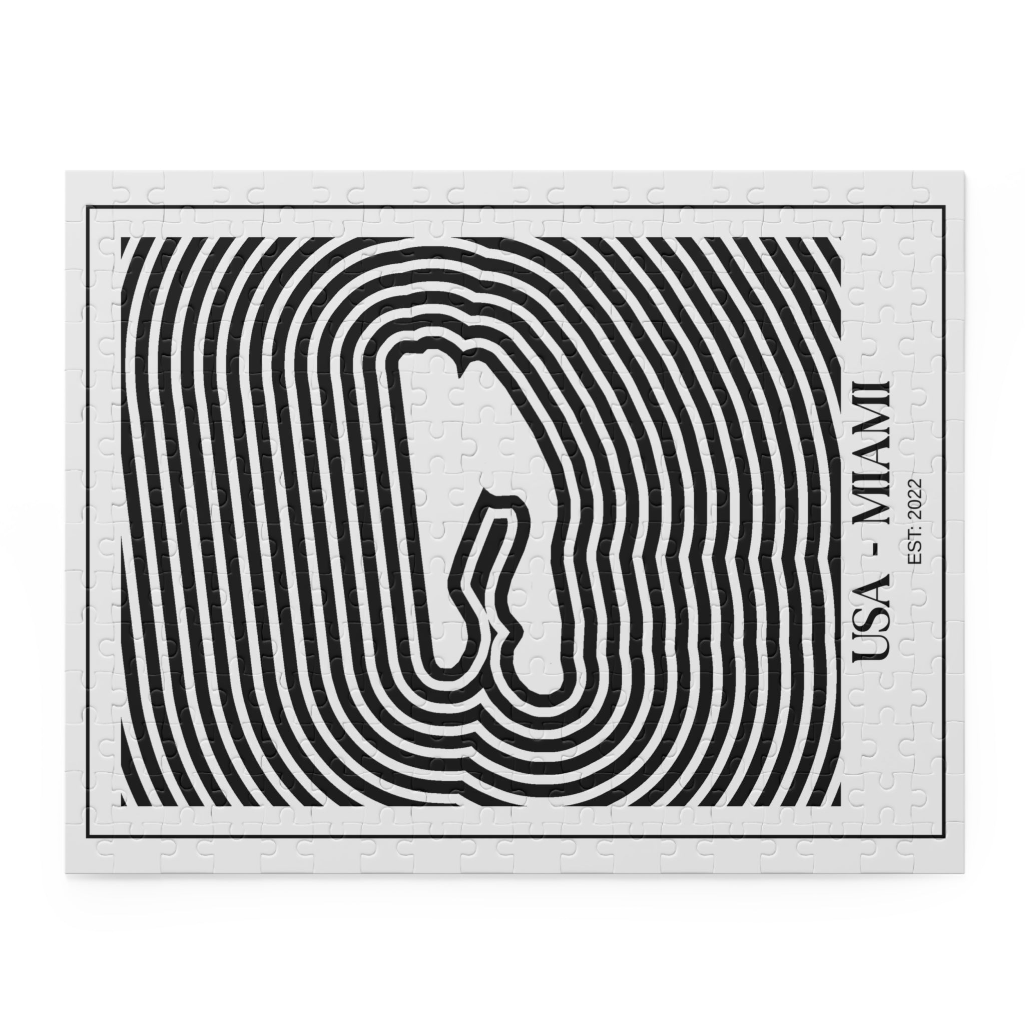 Miami | Circuit Contours Puzzle (252, 500-Piece)