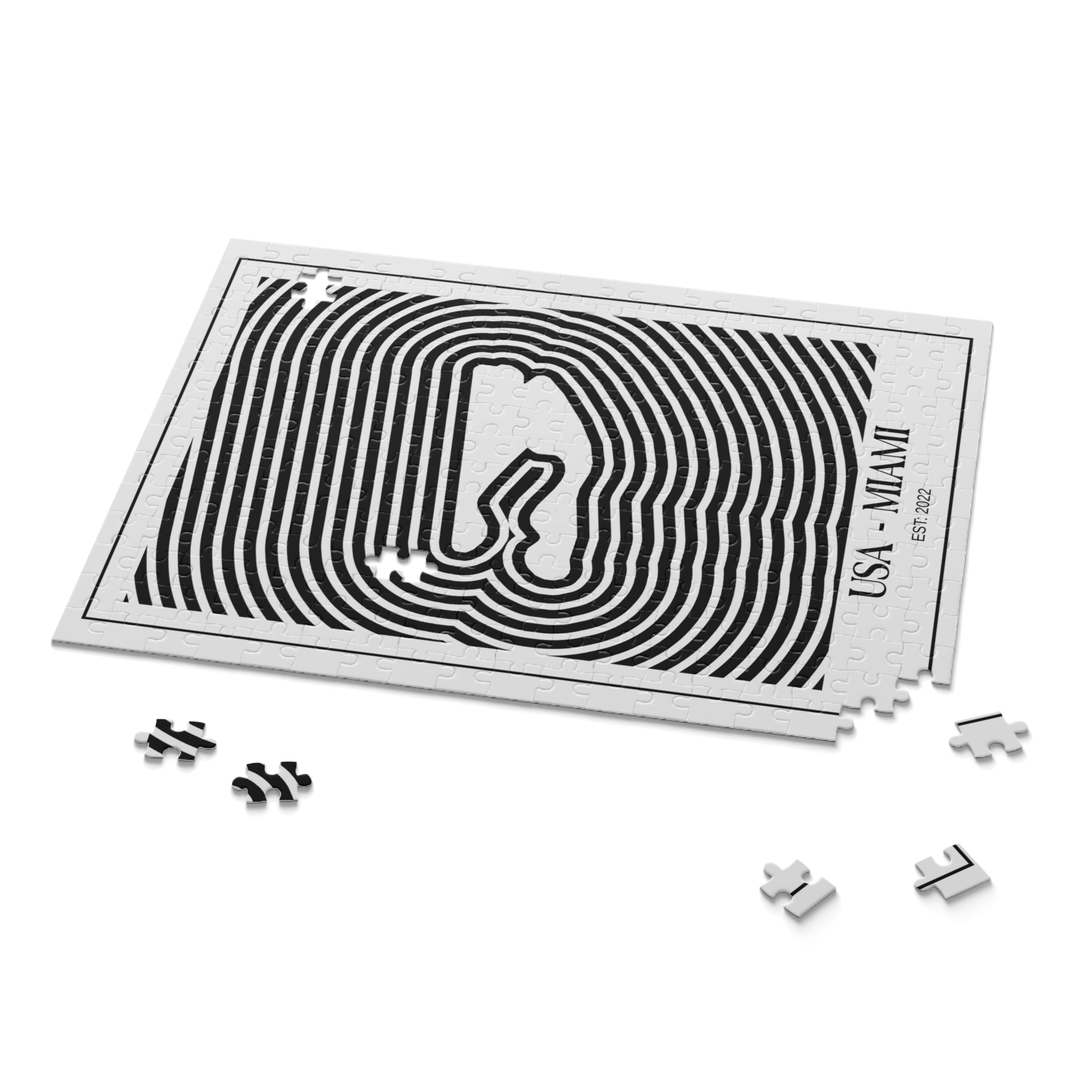 Miami | Circuit Contours Puzzle (252, 500-Piece)
