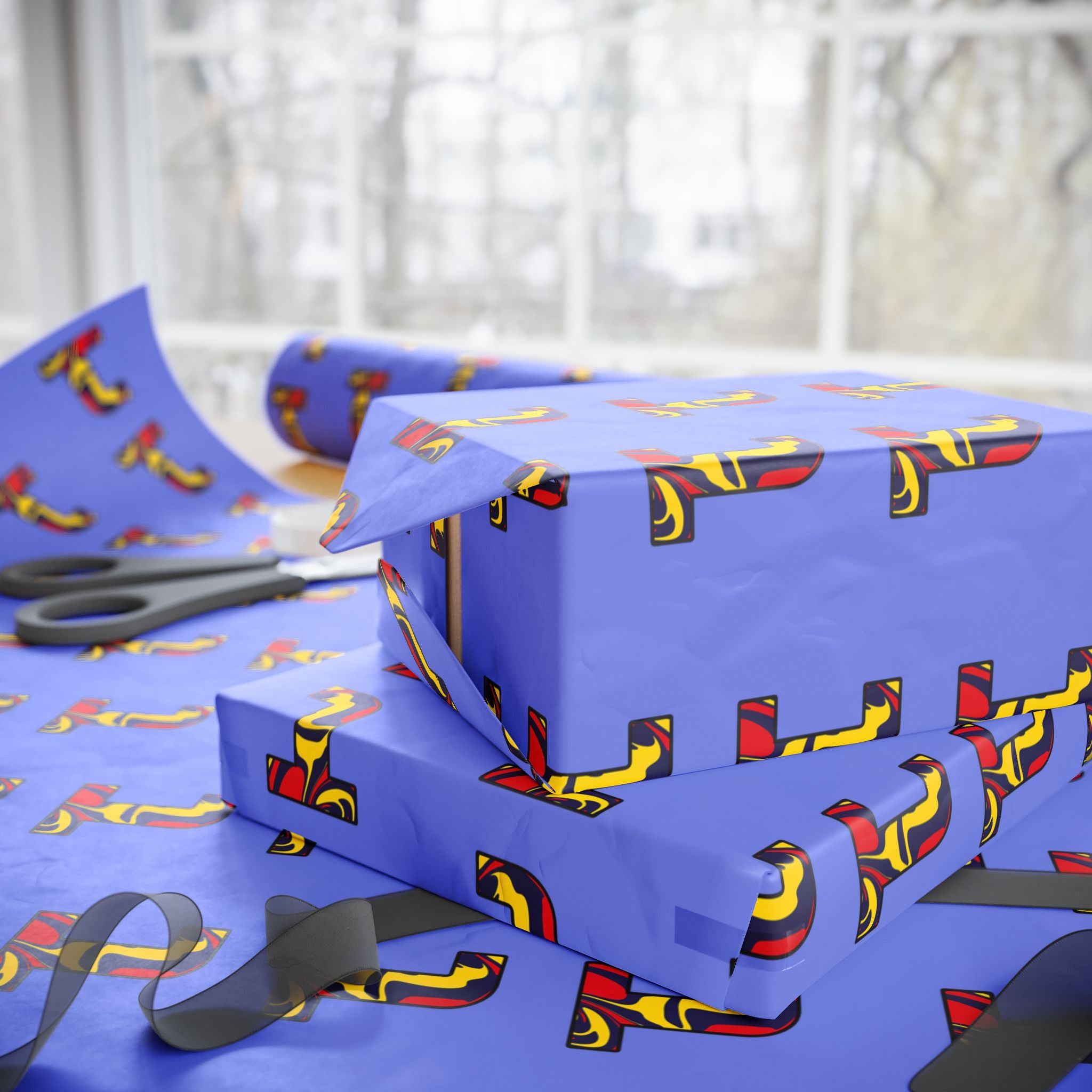 Livery Inspired "1" Wrapping Paper