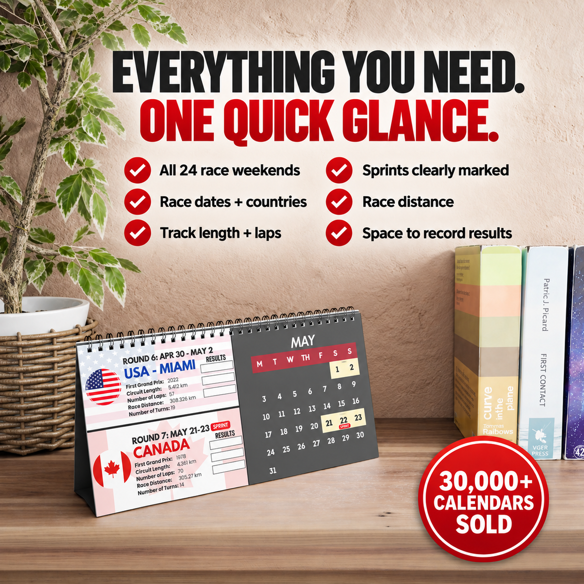 2027 Formula Fanatics Desktop Race Calendar