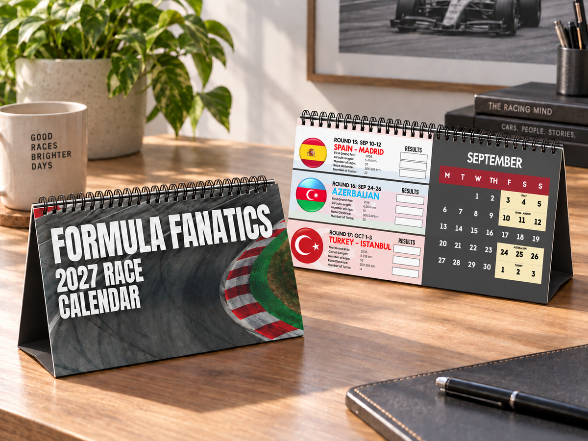 2027 Formula Fanatics Desktop Race Calendar