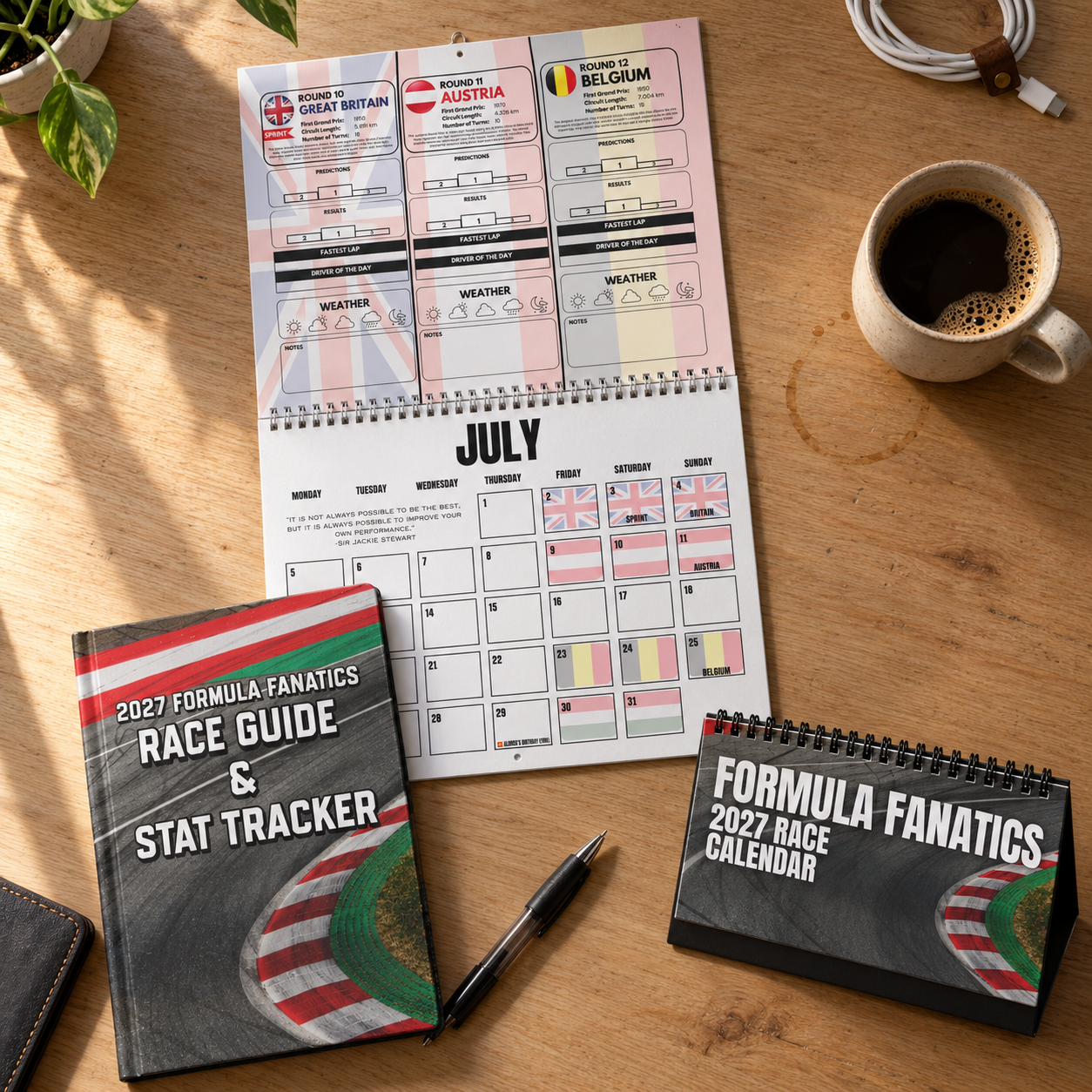 2027 Season Kit - Desktop Calendar + Wall Calendar + Season Journal